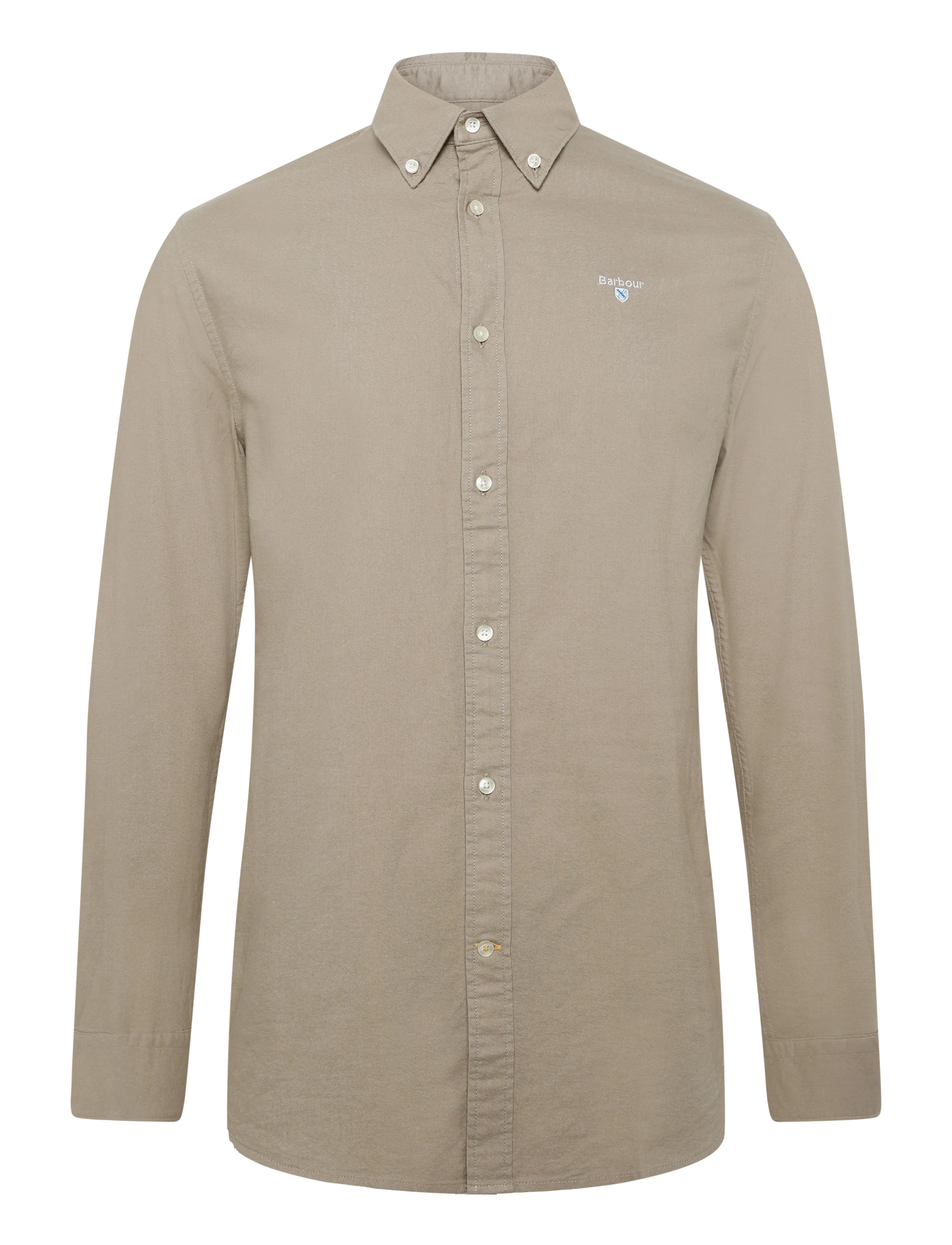 Barbour Barbour Oxtown Tailored Shirt - Oxford-Hemden - WASHED STONE / beige