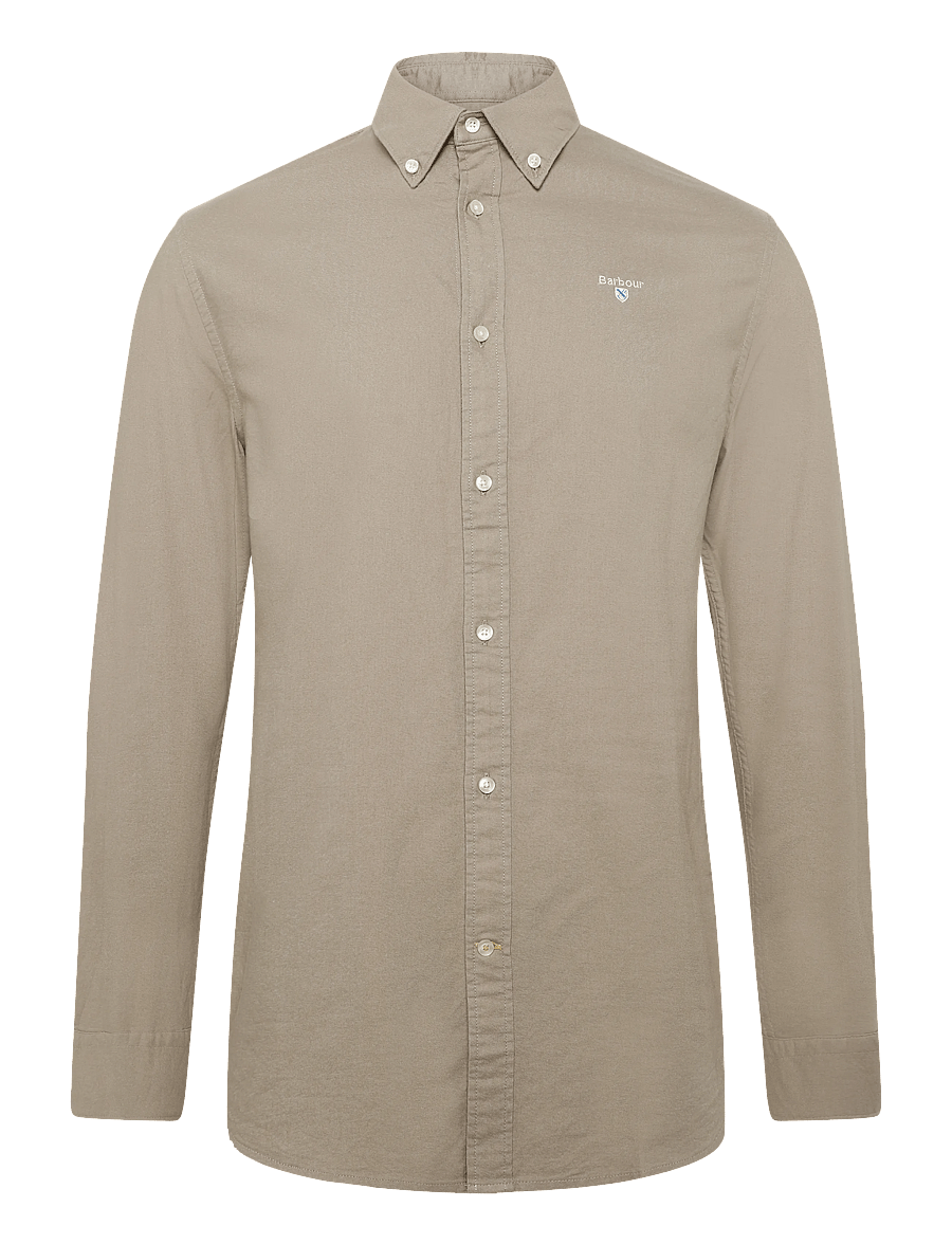 Barbour - Barbour Oxtown Tailored Shirt - oxford-hemden - washed stone - 0