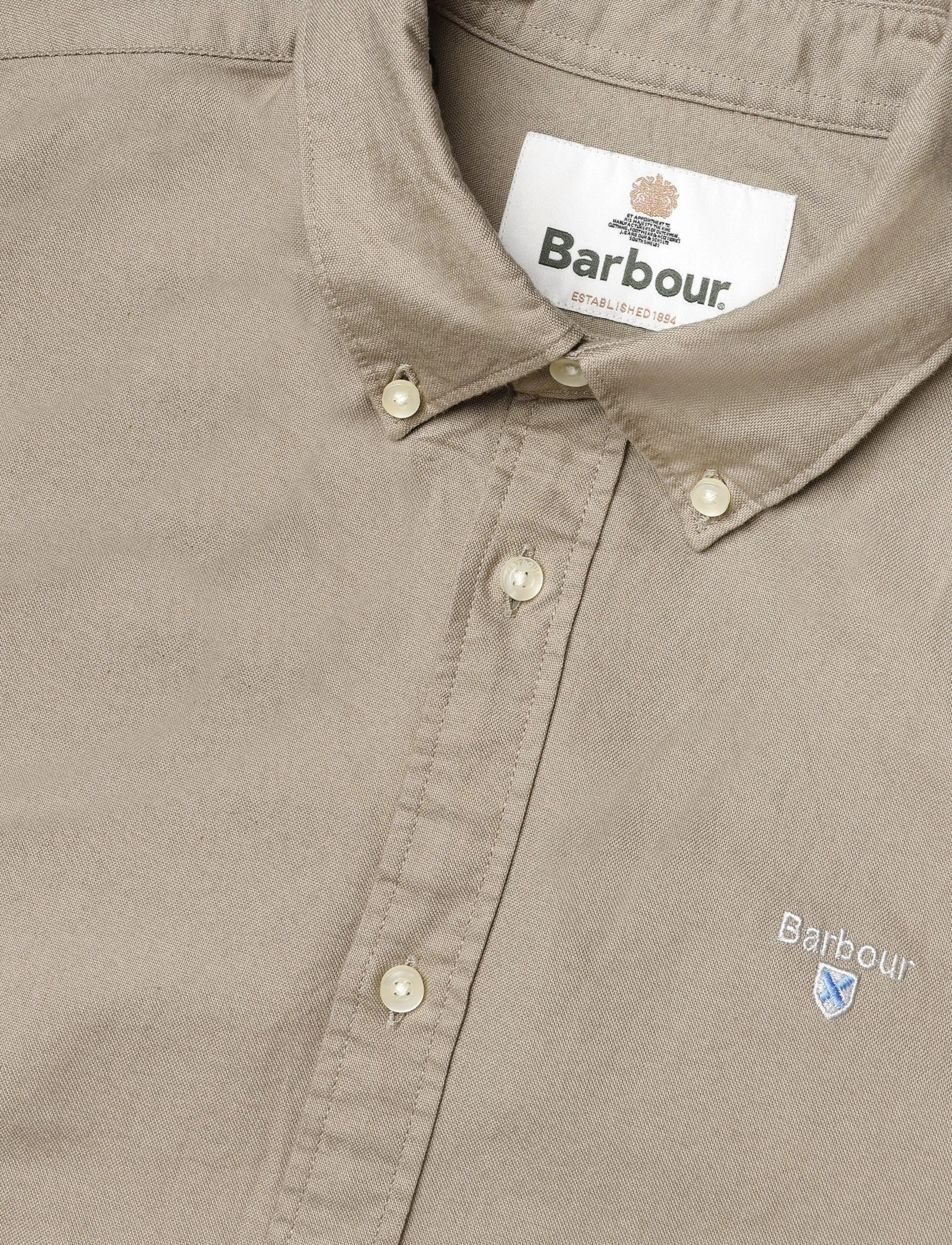 Barbour - Barbour Oxtown Tailored Shirt - oxford-hemden - washed stone - 2