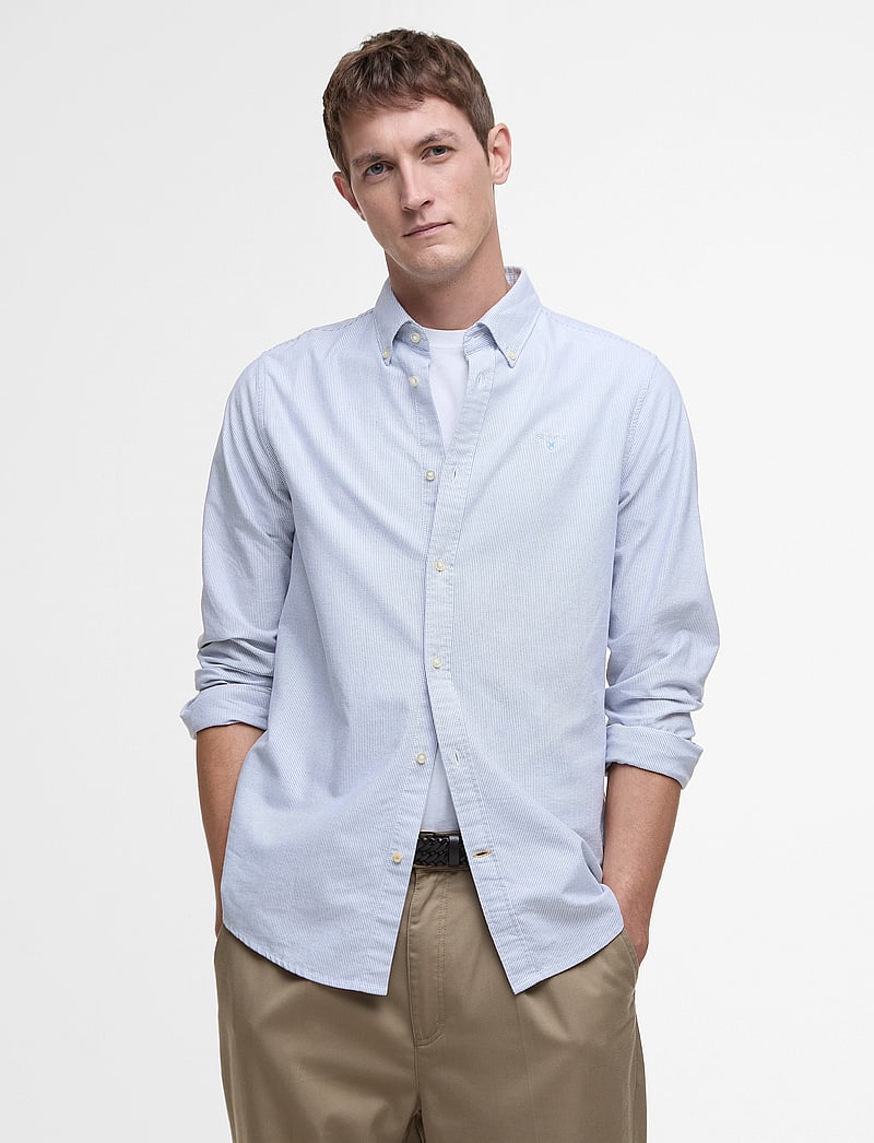 Barbour - Barbour Stripe Ox TF - tavalised t-särgid - navy - 0