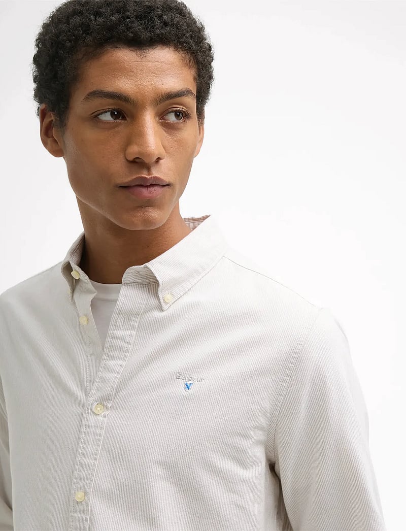 Barbour - Barbour Stripe Ox TF - basic shirts - stone - 3