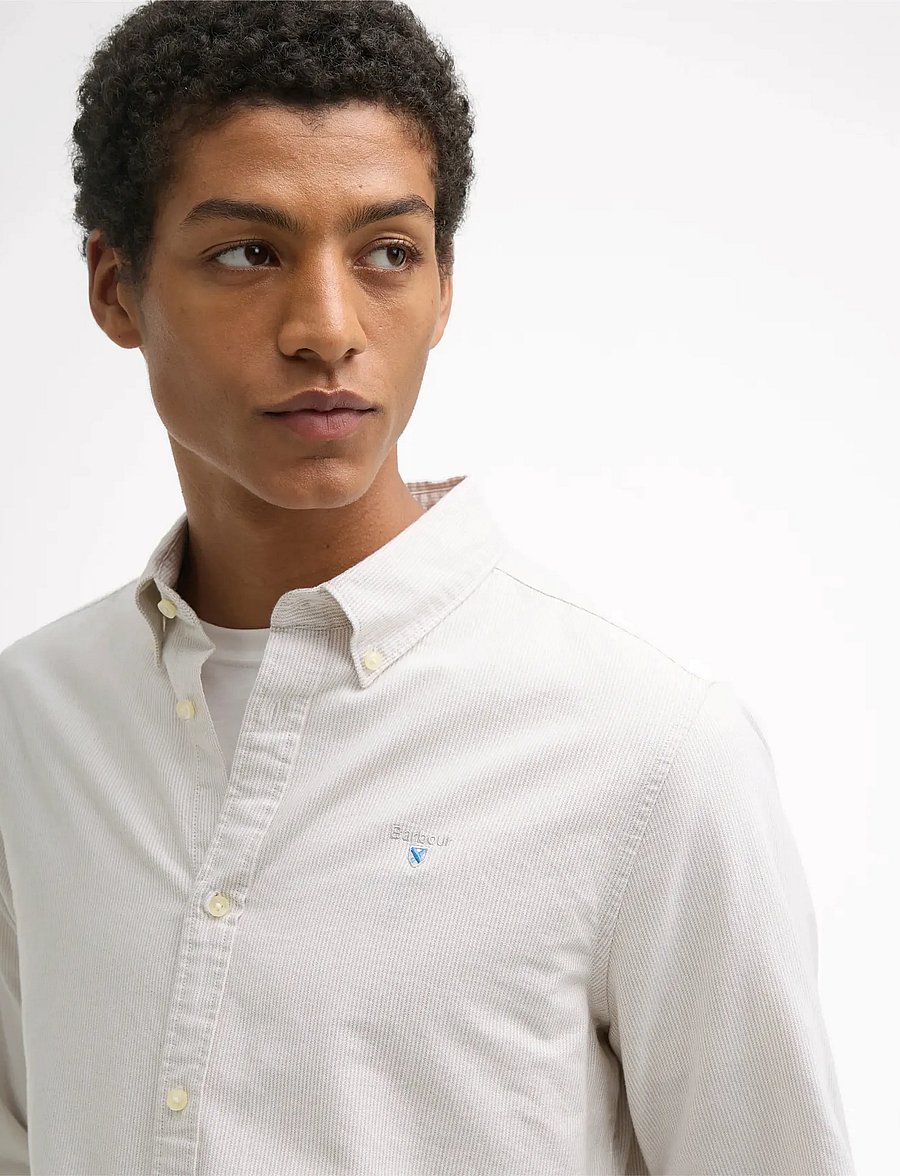 Barbour - Barbour Stripe Ox TF - basic skjorter - stone - 3