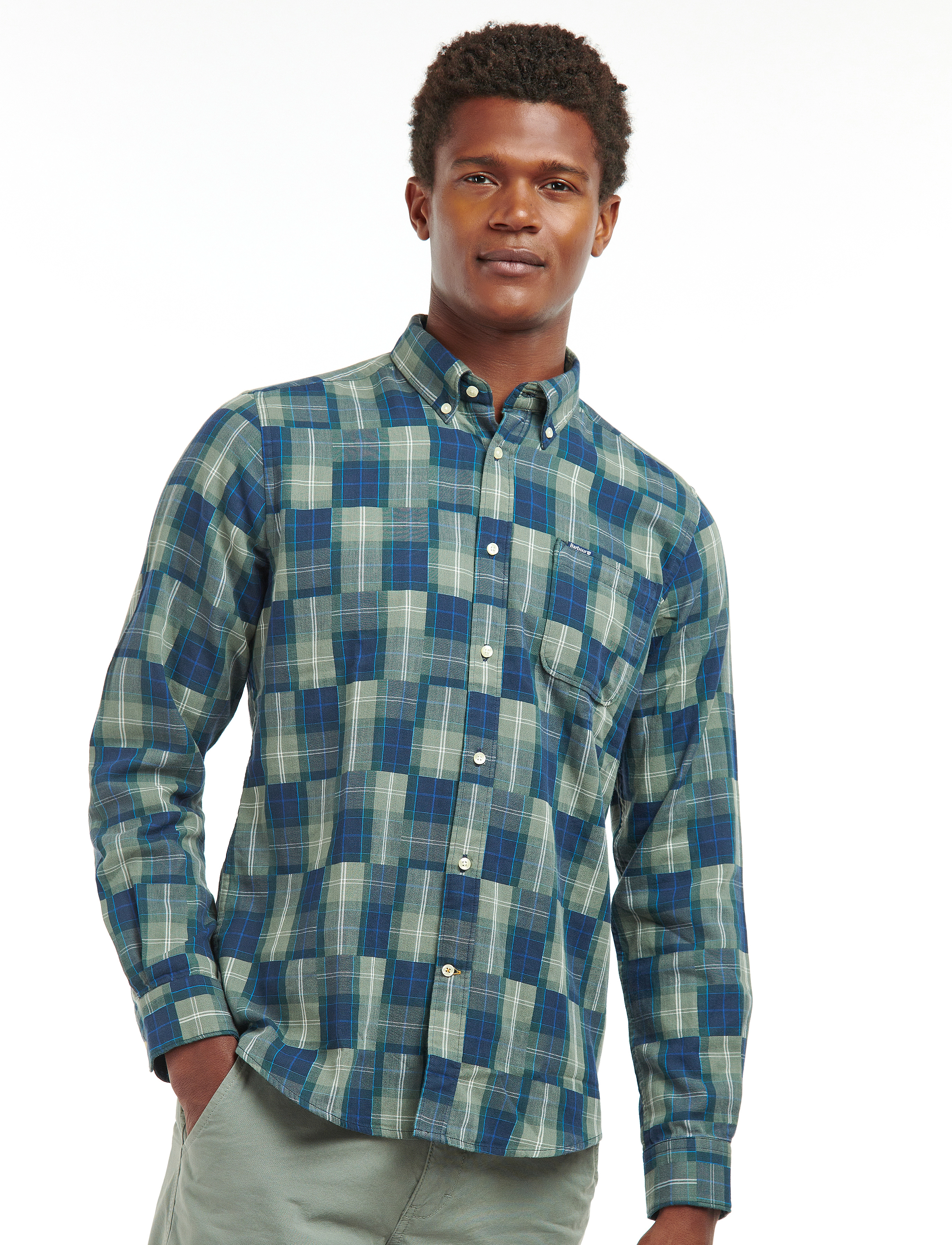 Barbour - Barbour Patch TF - kielder blue tartan - 2