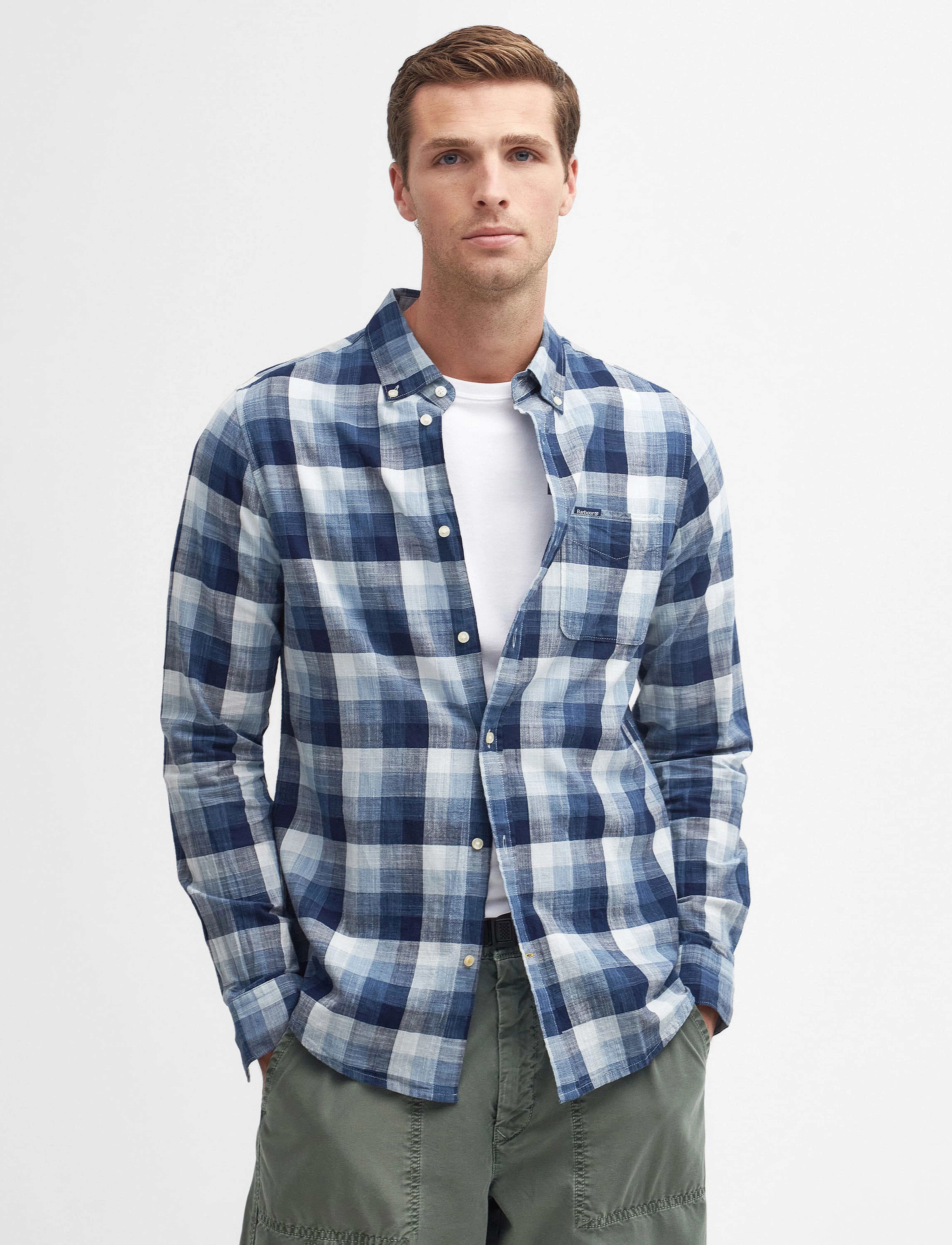 Barbour Barbour Hillroad Shirt - Karierte Hemden - NAVY / navy