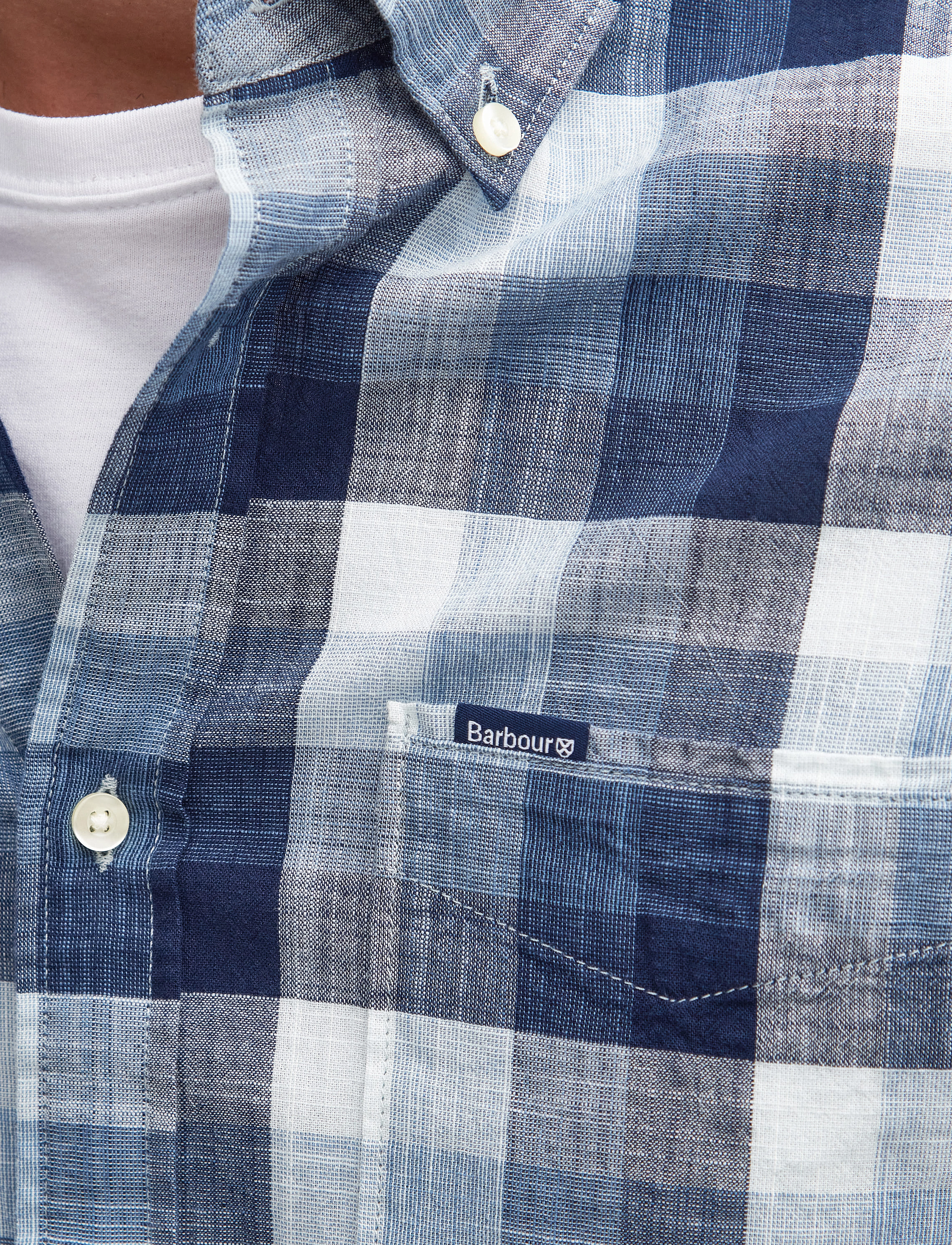Barbour - Barbour Hillroad Shirt - basic skjortor - navy - 5