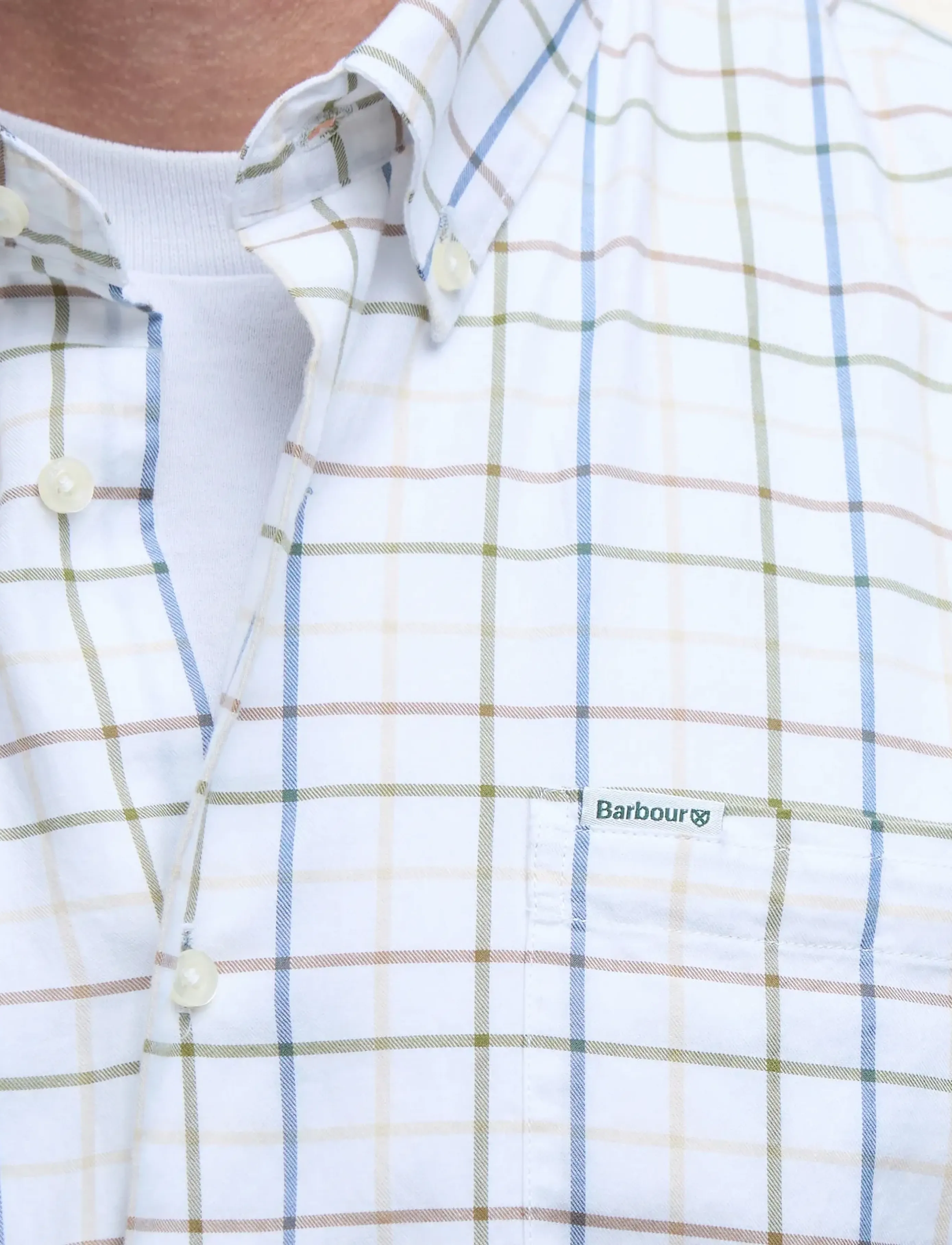 Barbour - Barbour Caswell Shirt - basic shirts - pine green - 4