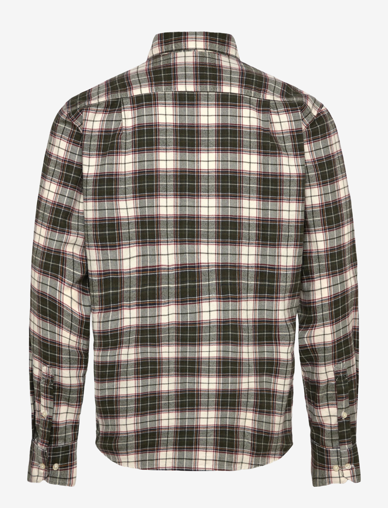 Barbour - Barbour Telfield Regular Checked Shirt - basic skjorter - olive - 1