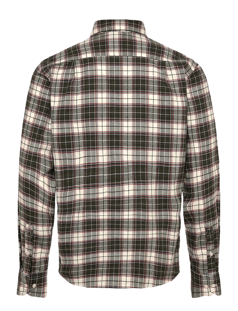 Barbour - Barbour Telfield Regular Checked Shirt - basic-hemden - olive - 1
