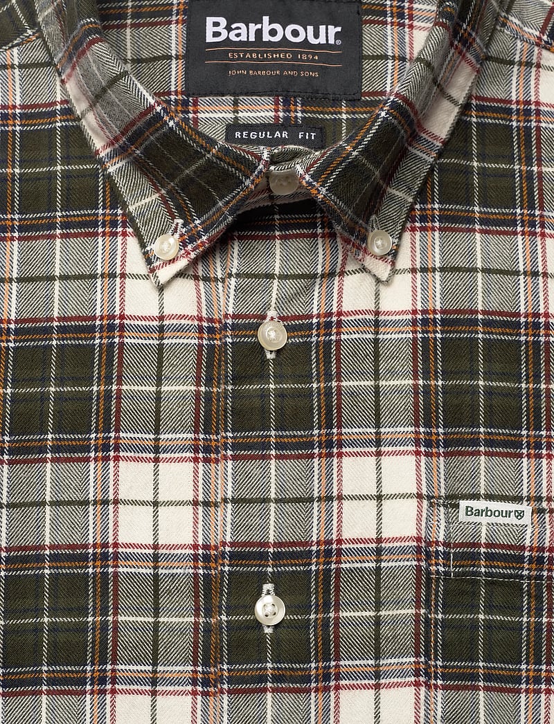 Barbour - Barbour Telfield Regular Checked Shirt - basic-hemden - olive - 2