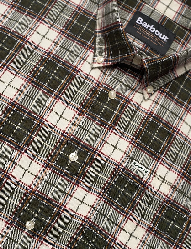 Barbour - Barbour Telfield Regular Checked Shirt - basic-hemden - olive - 3
