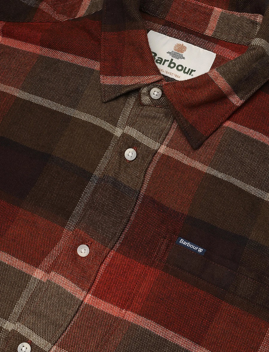 Barbour - Barbour Copswell Relaxed Checked Shirt - casual - beech - 2