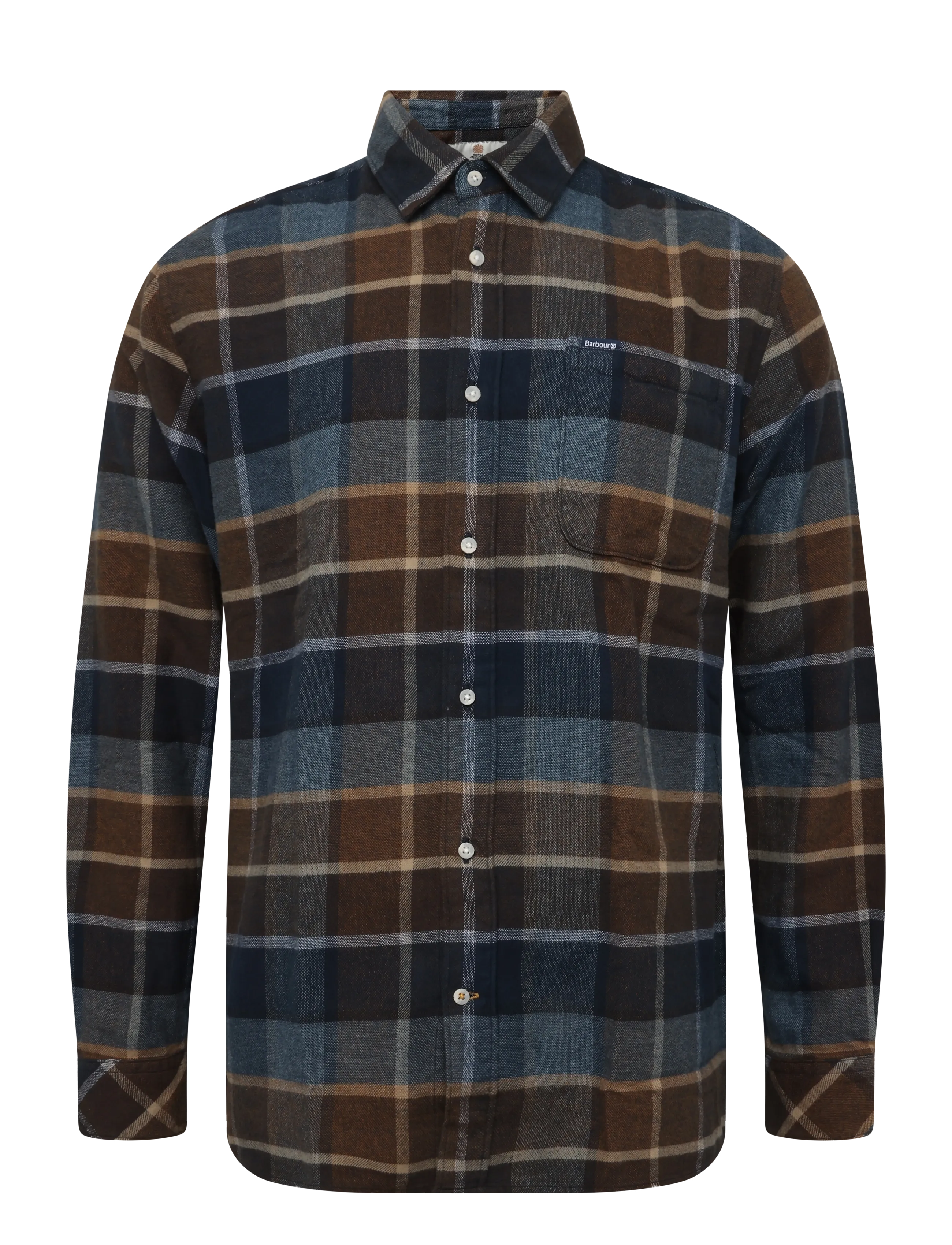 Barbour Barbour Copswell Relaxed Checked Shirt - Hemden - DARK SAND / brown