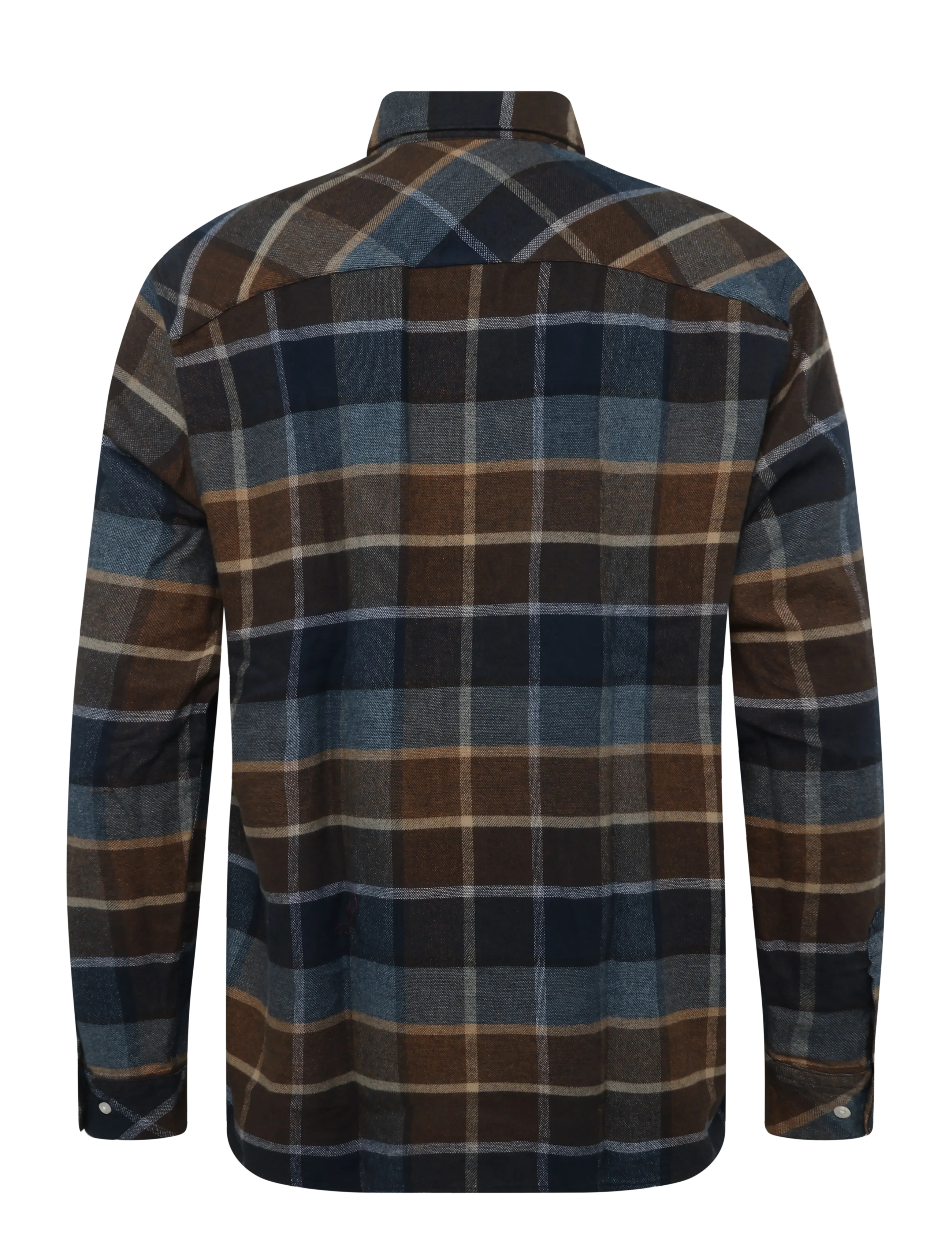 Barbour - Barbour Copswell Relaxed Checked Shirt - dark sand - 1