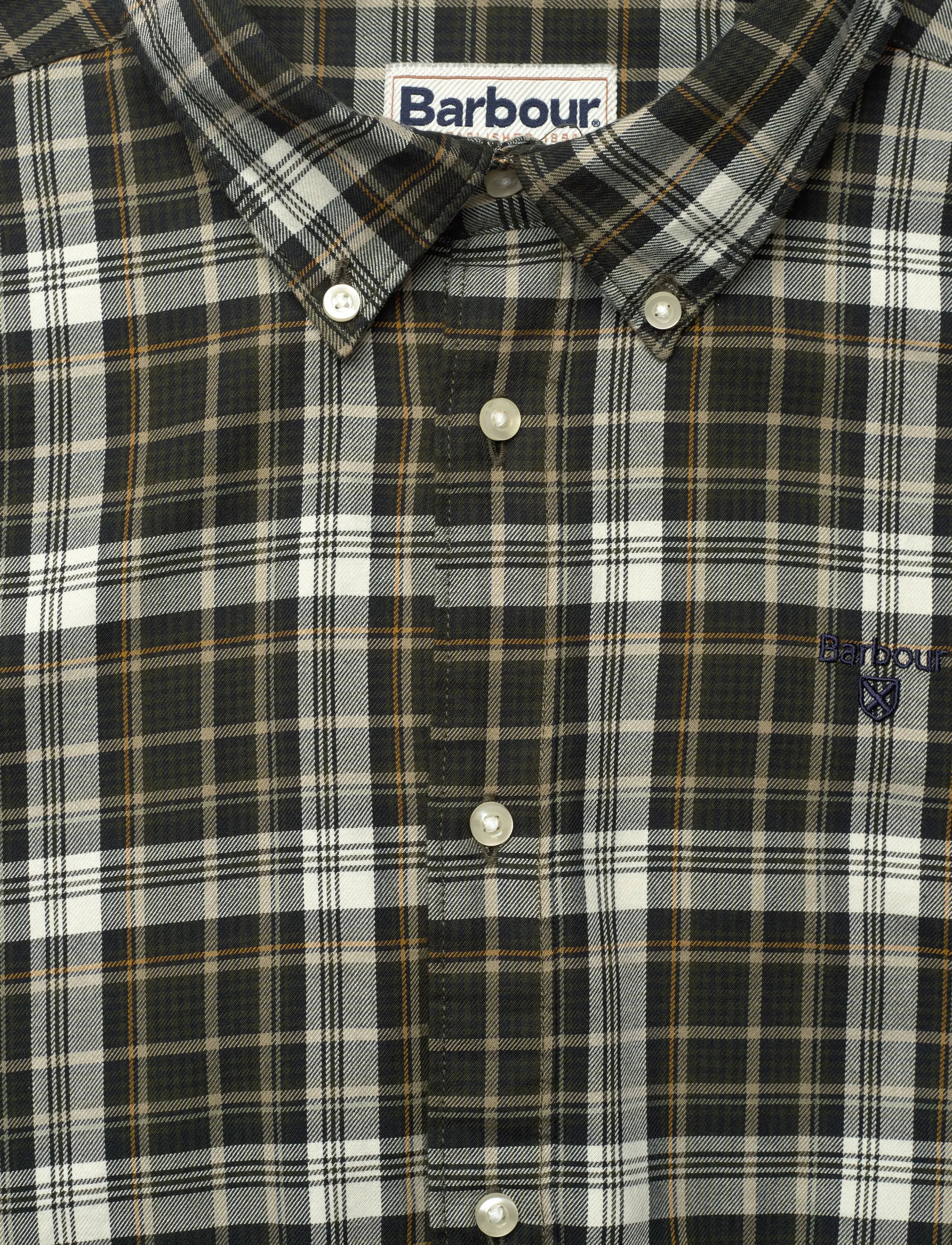 Barbour - Barbour Mosswood Tailored Checked Shirt - olive - 2