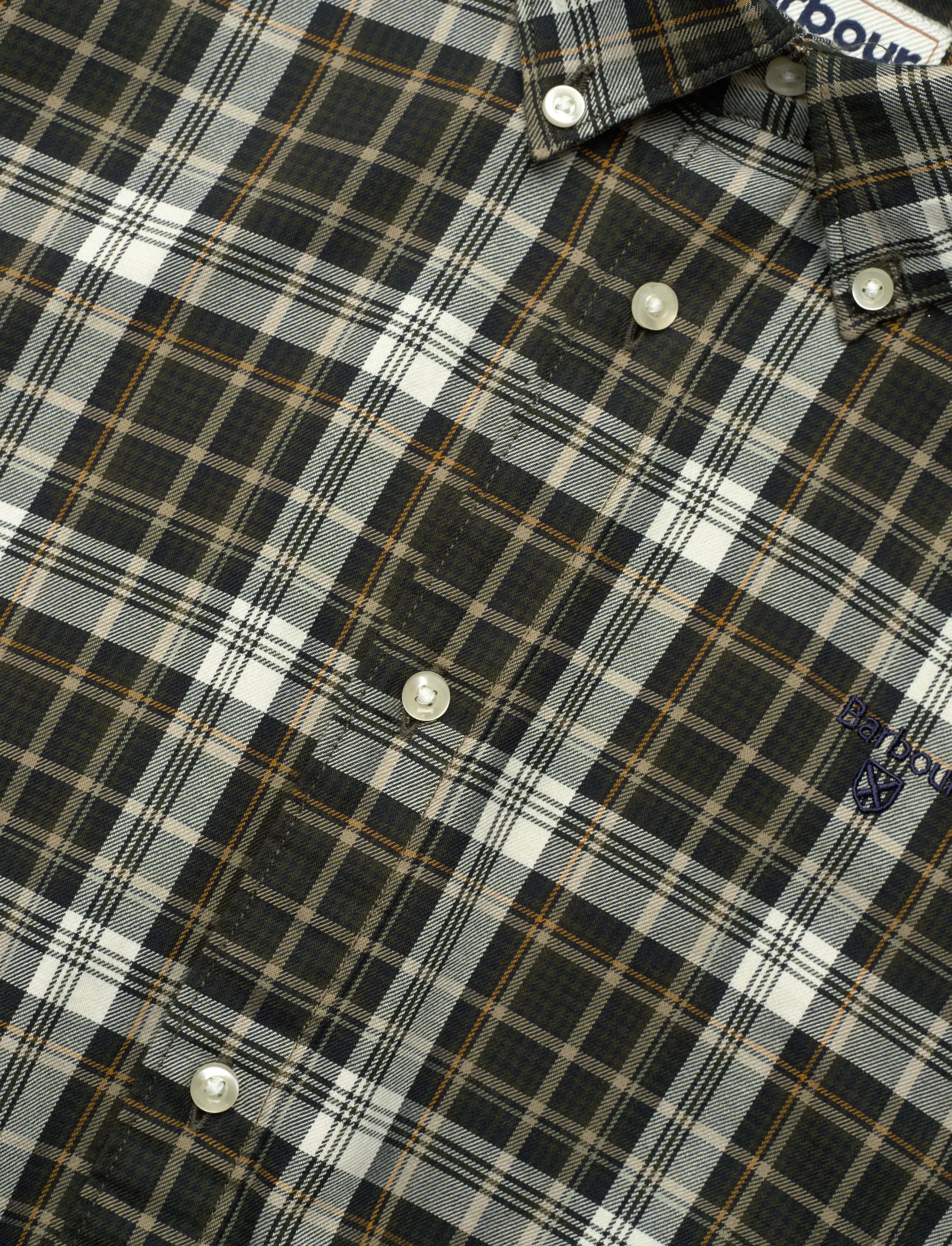 Barbour - Barbour Mosswood Tailored Checked Shirt - olive - 3