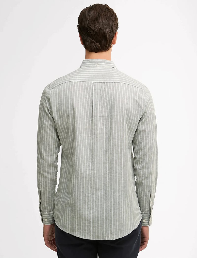 Barbour - Barbour Nelson Striped - basic skjorter - bleached olive - 2