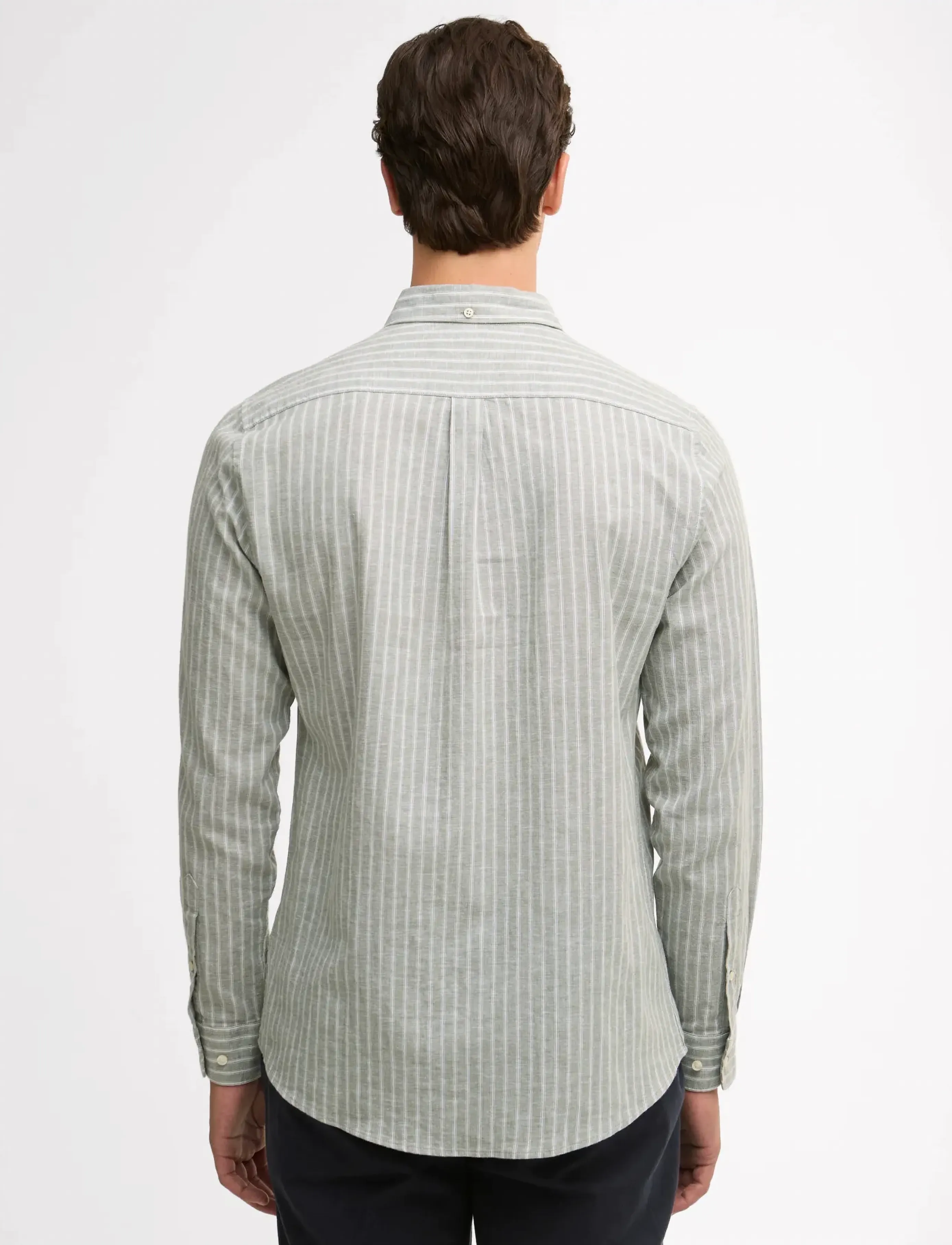 Barbour - Barbour Nelson Striped - tavalised t-särgid - bleached olive - 2