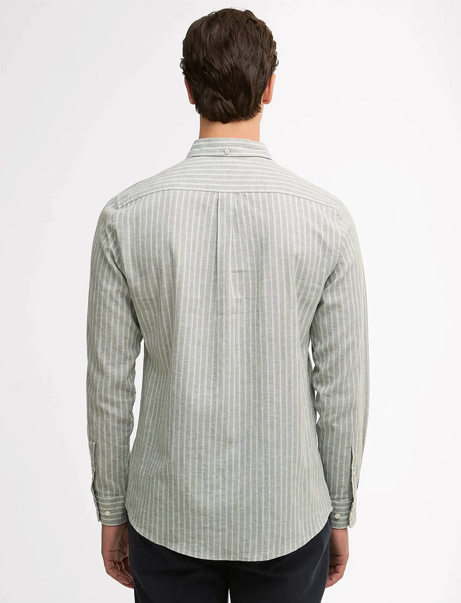 Barbour - Barbour Nelson Striped - tavalised t-särgid - bleached olive - 2