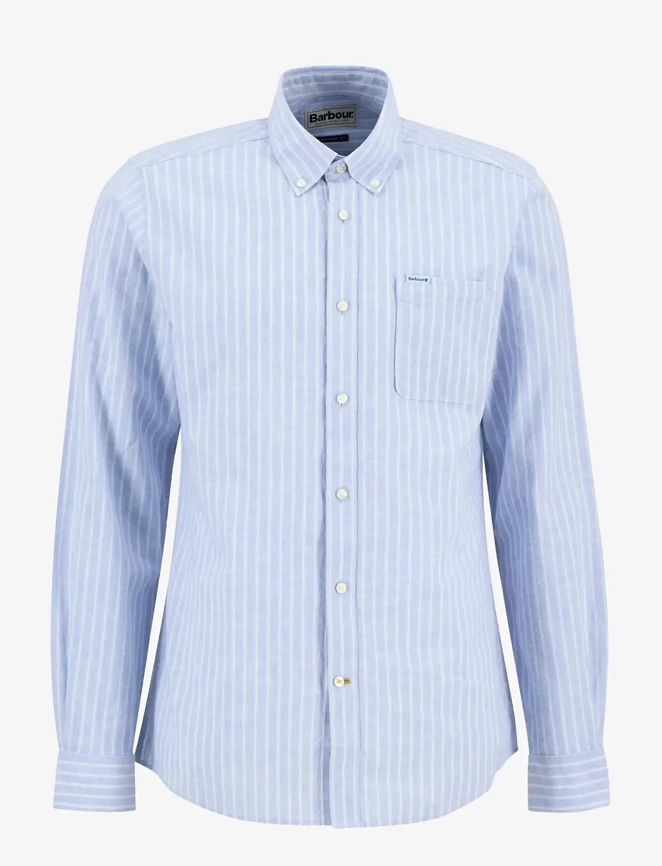 Barbour - Barbour Nelson Striped - basic shirts - blue - 1