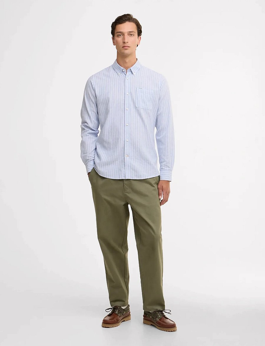 Barbour - Barbour Nelson Striped - tavalised t-särgid - blue - 2