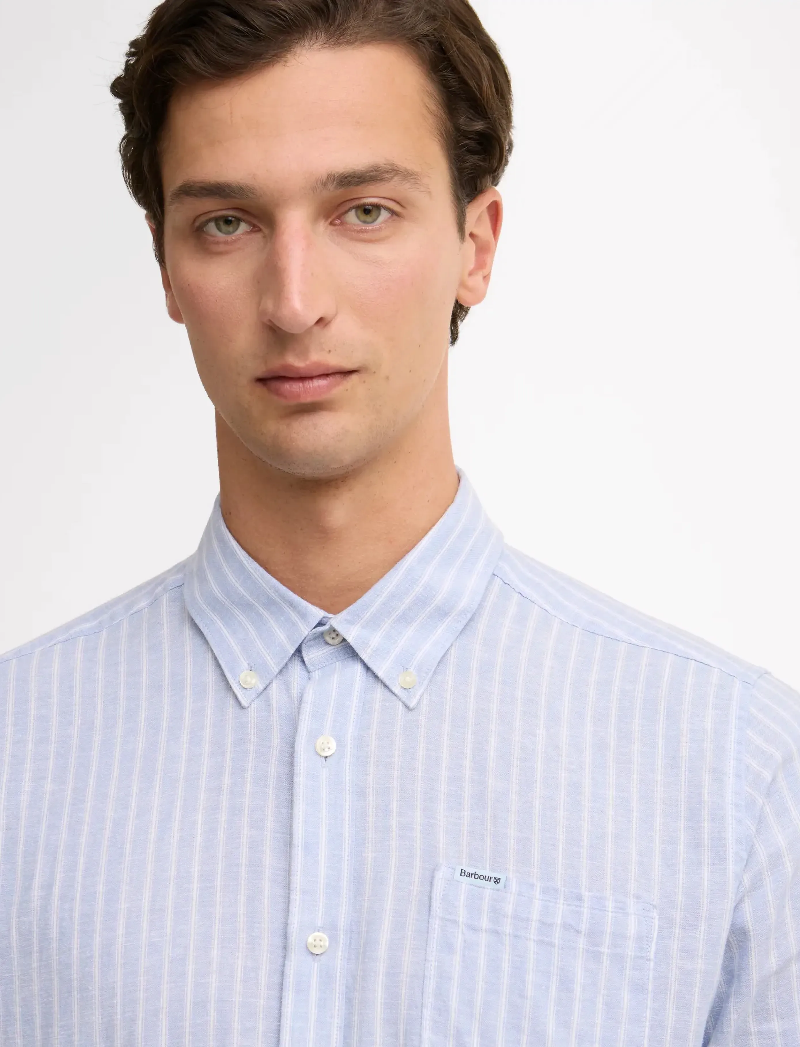 Barbour - Barbour Nelson Striped - basic skjorter - blue - 4