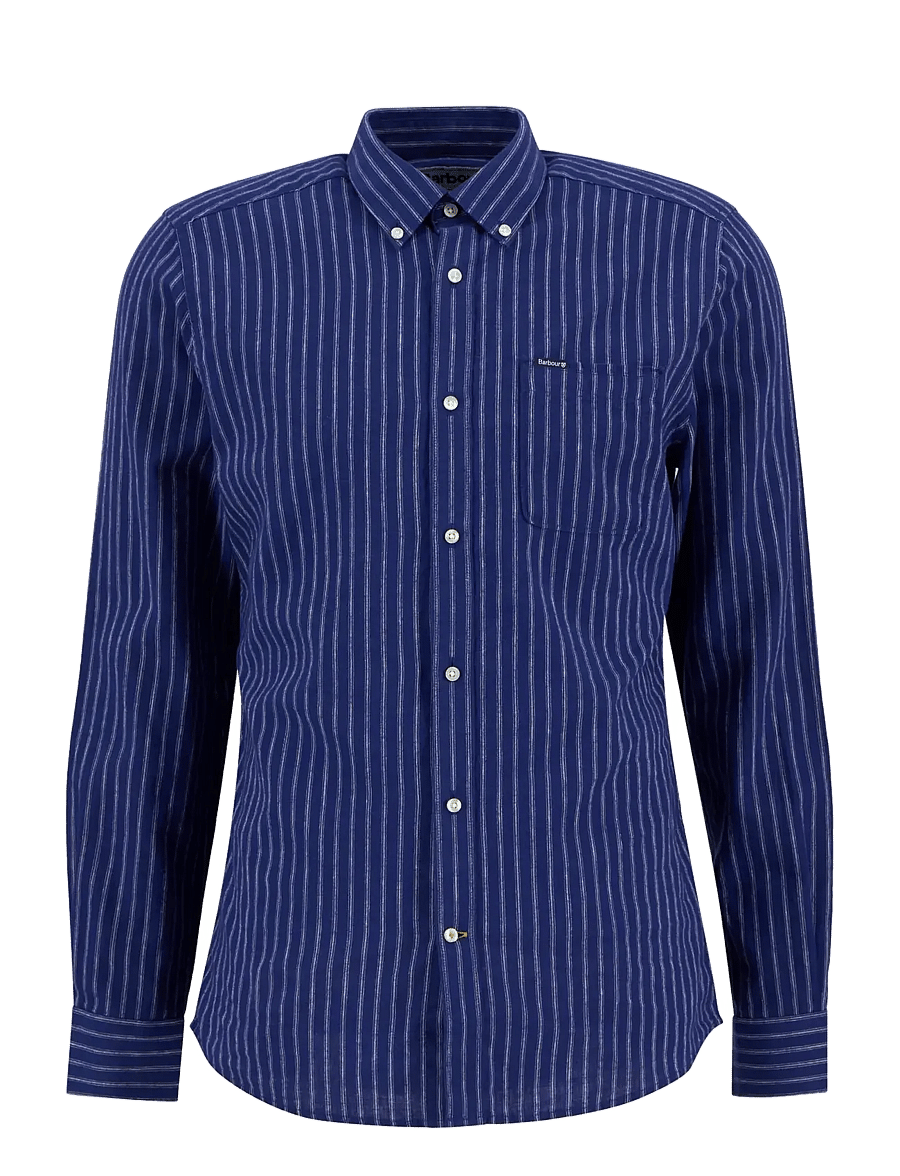 Barbour - Barbour Nelson Striped - tavalised t-särgid - indigo - 1