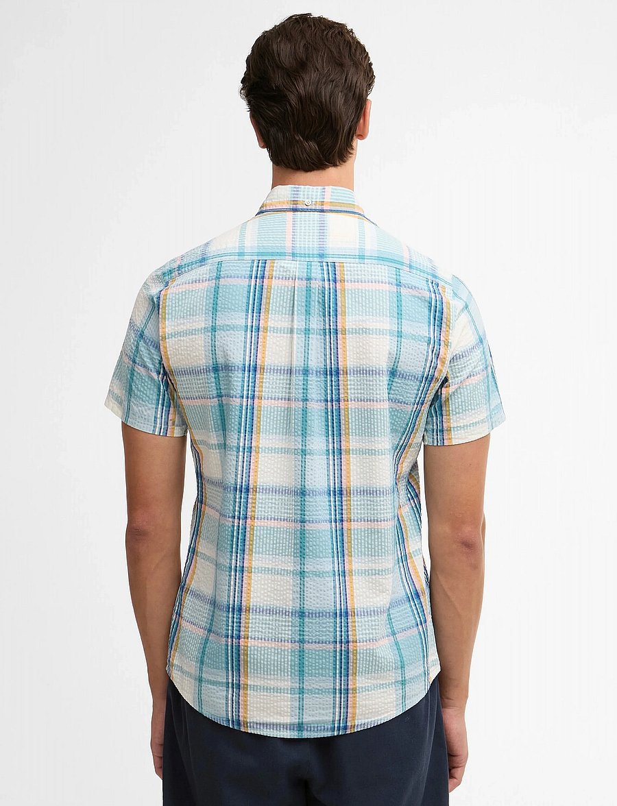 Barbour - Barbour Rockcliffe Sh - tavalised t-särgid - light teal - 2