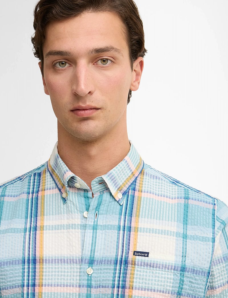Barbour - Barbour Rockcliffe Sh - basic-hemden - light teal - 3