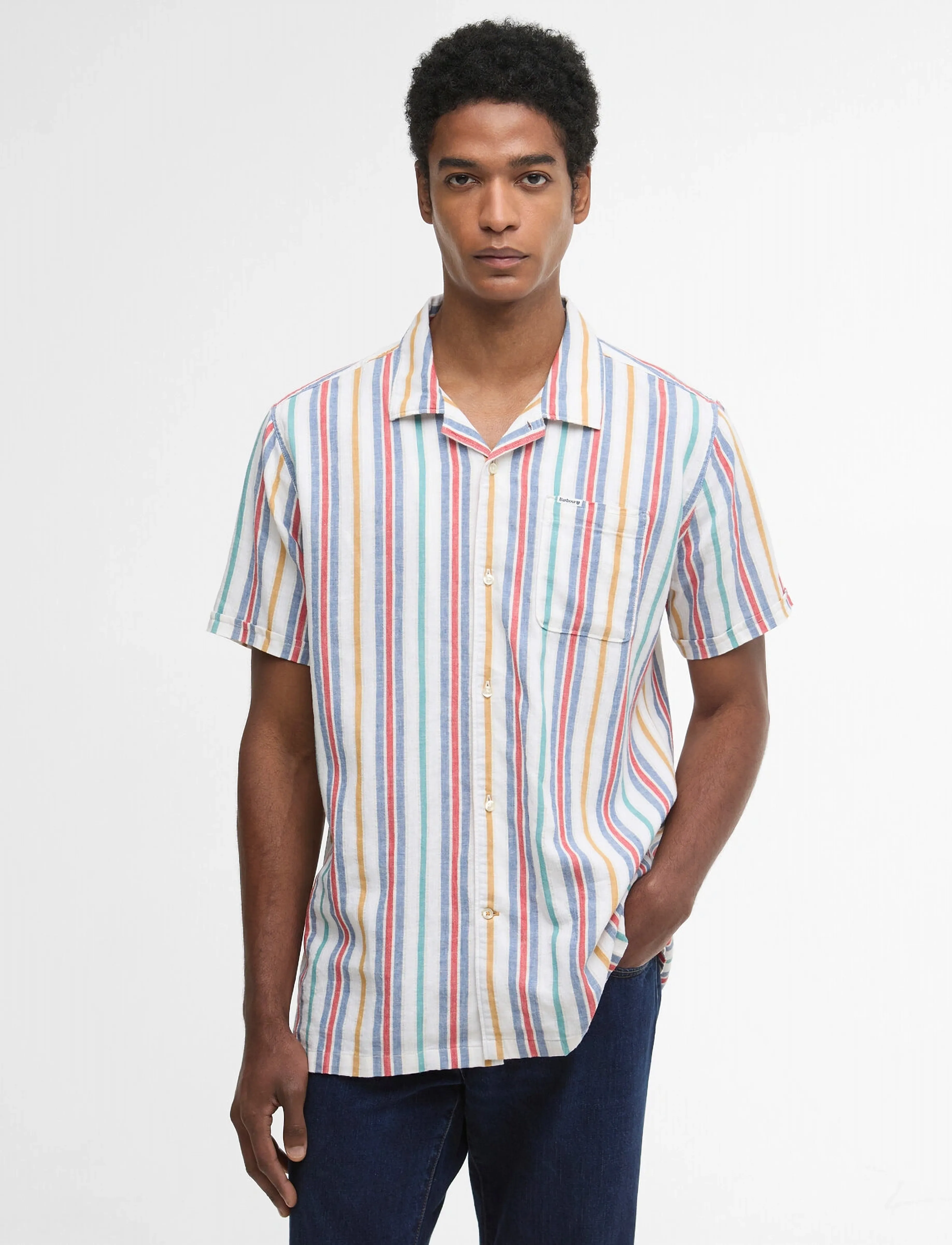 Barbour Barbour Waterbay Shirt - Kläder - WHITE / white