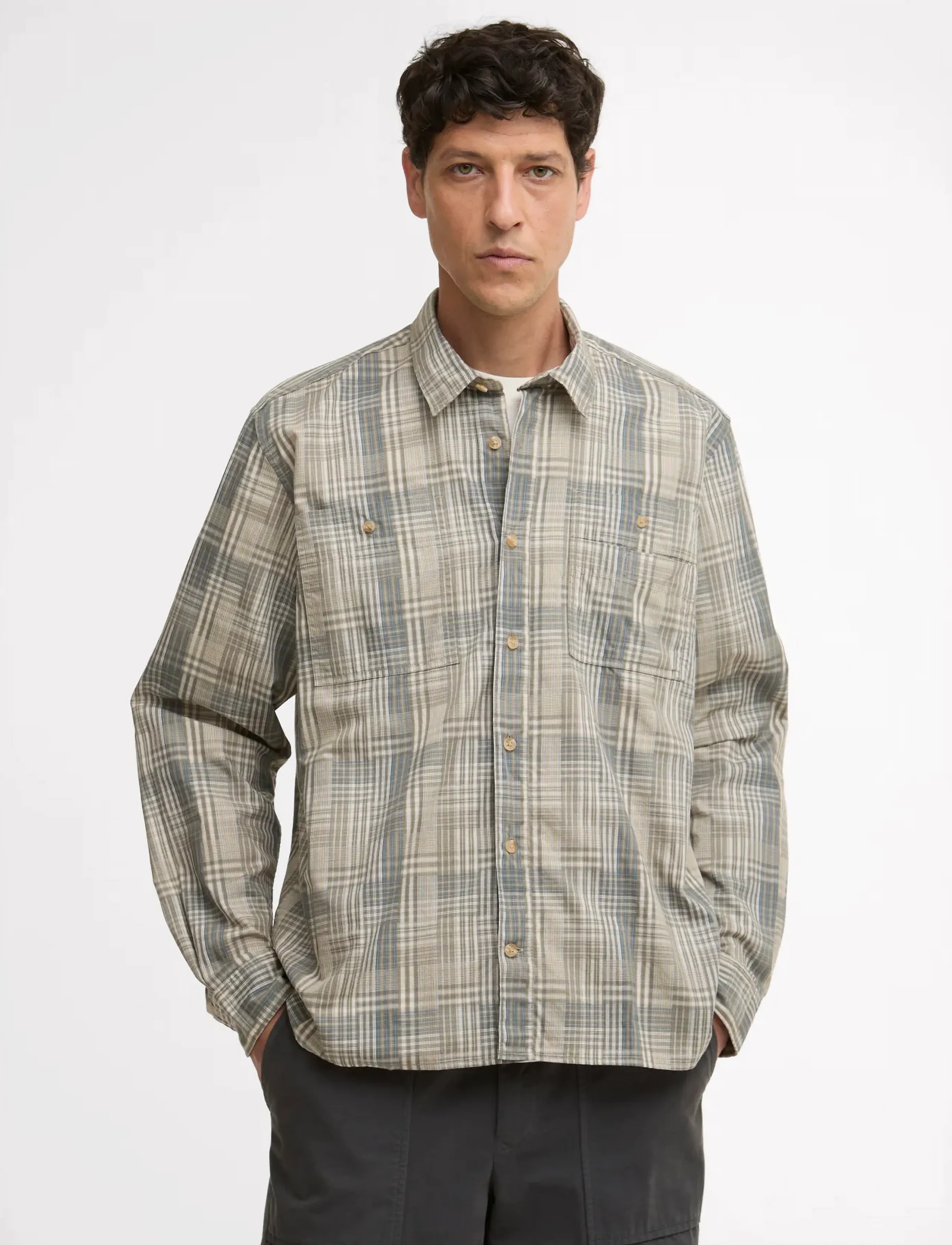 Barbour Barbour Maxwell Shirt - Neuheiten - GREY OLIVE / multi