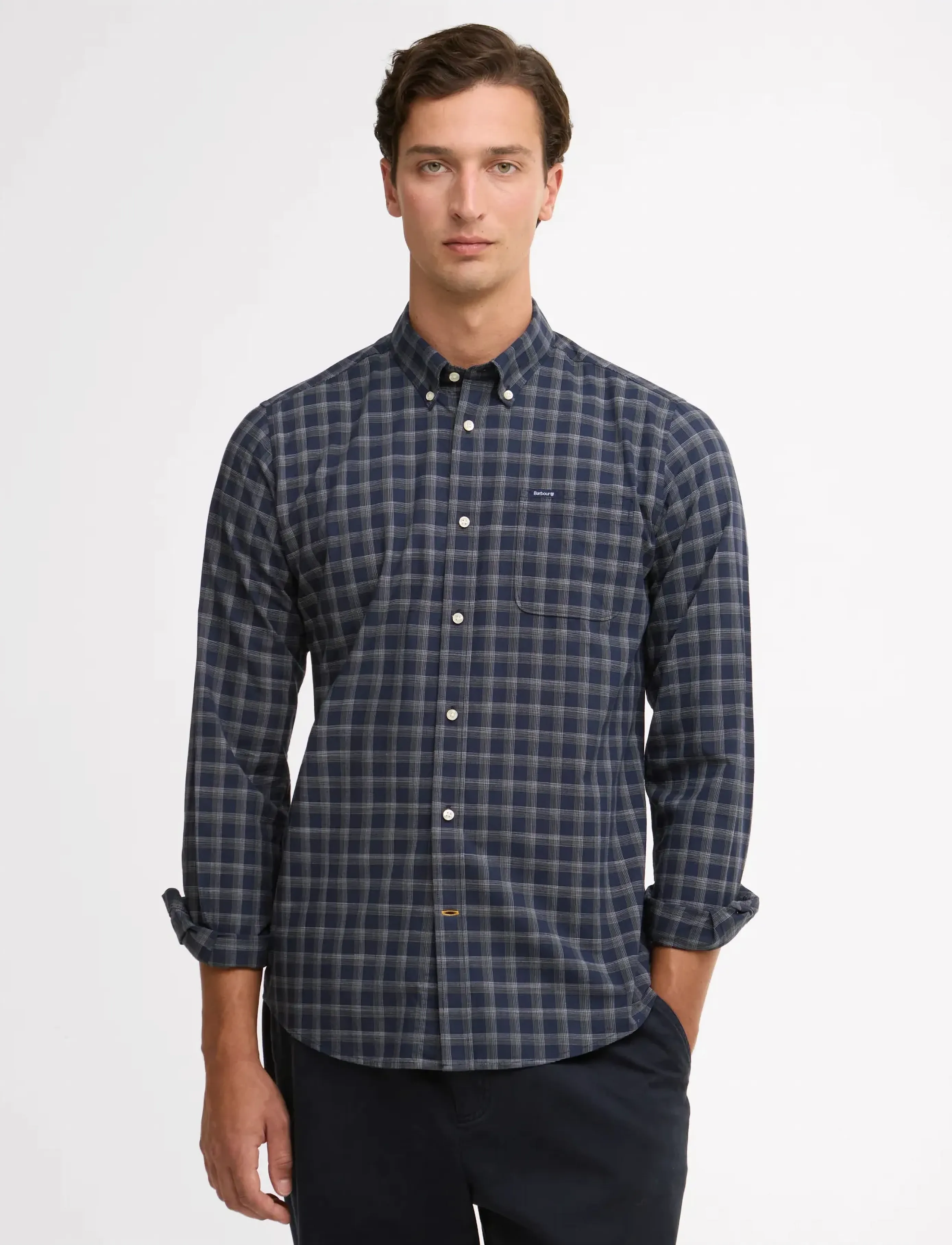 Barbour Barbour Bramwell Shirt - Tavalised T-särgid - NAVY / navy