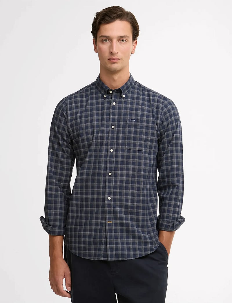Barbour - Barbour Bramwell Shirt - tavalised t-särgid - navy - 0
