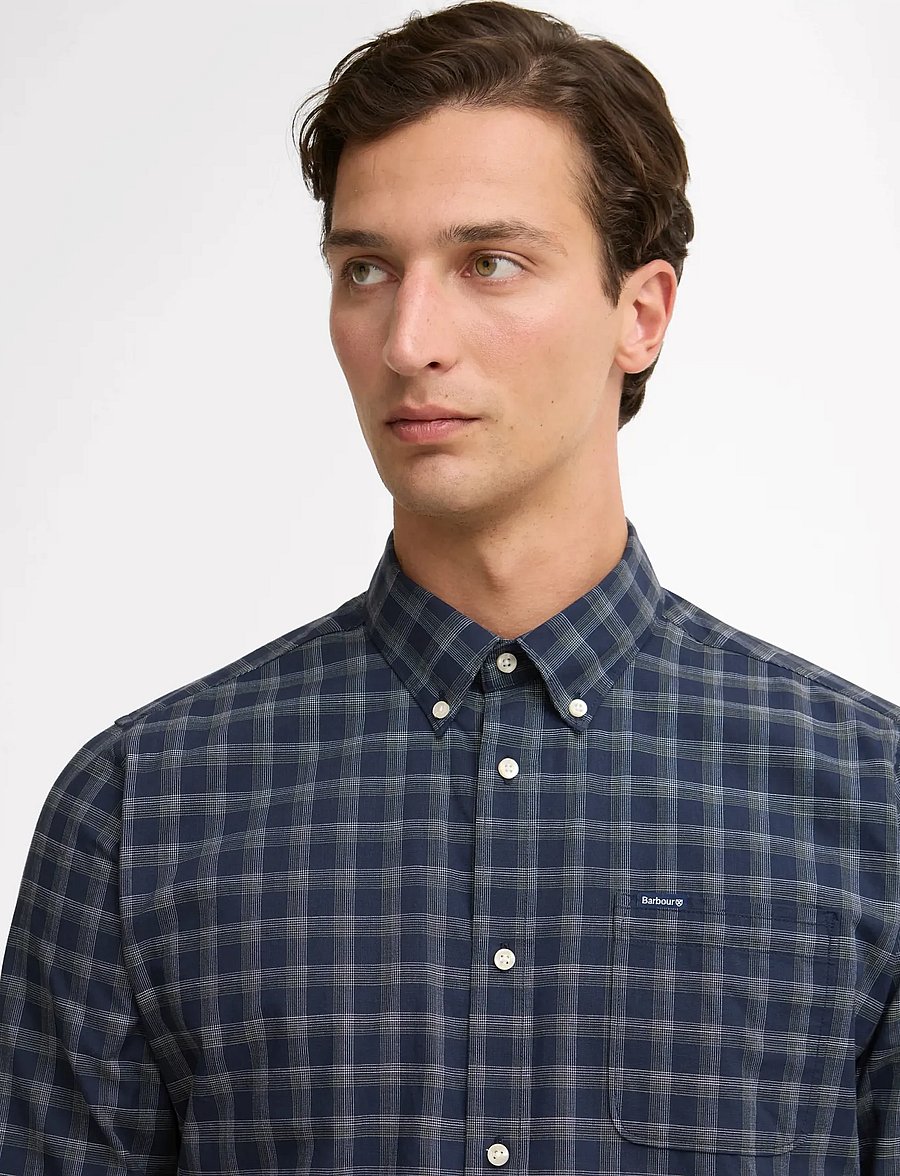 Barbour - Barbour Bramwell Shirt - basic skjortor - navy - 3