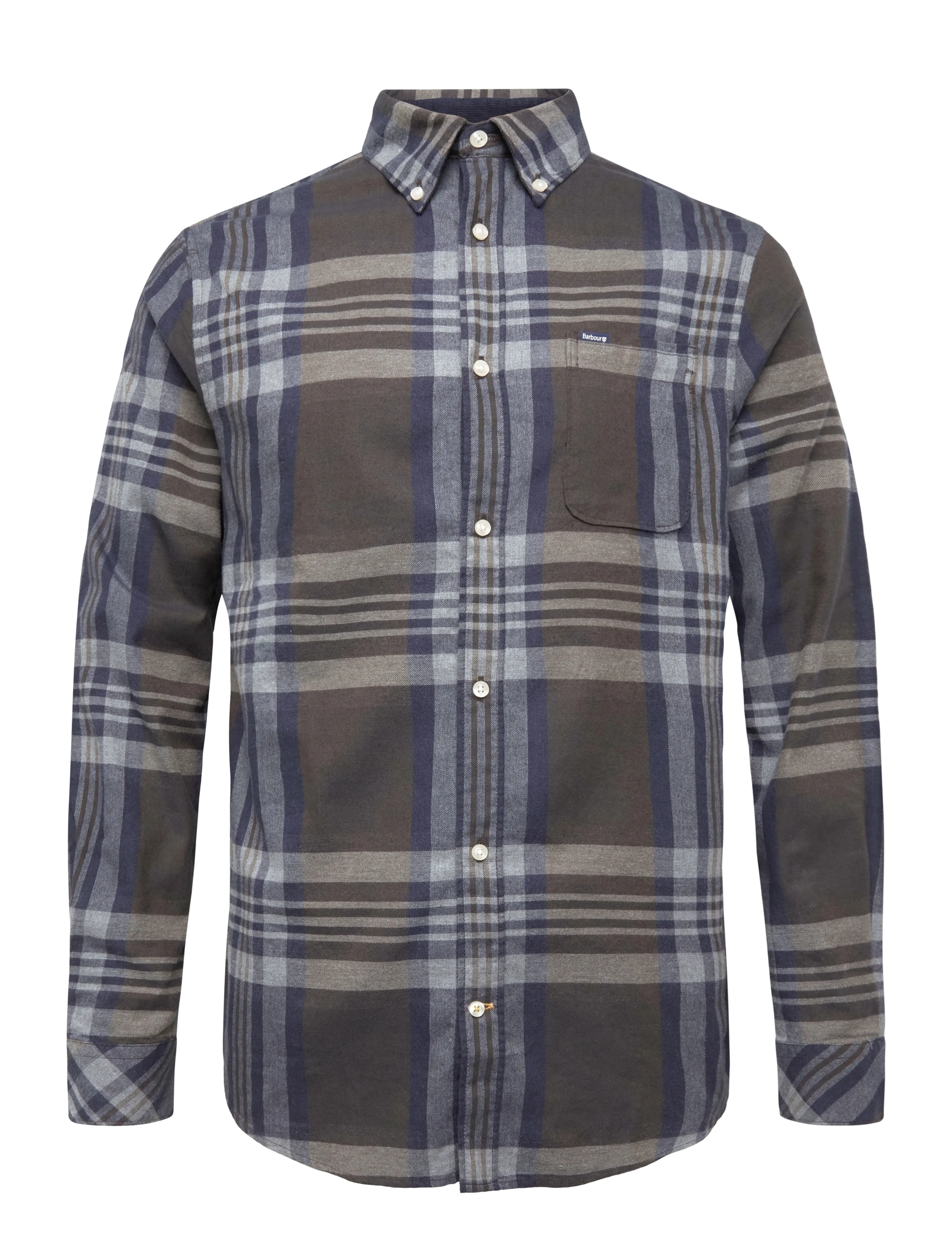 Barbour Barbour Dovedale Tailored Checked Shirt - Karierte Hemden - DARK SAND / brown