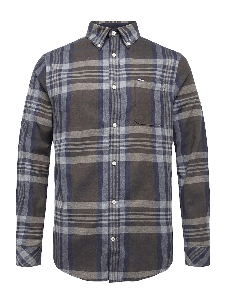 Barbour - Barbour Dovedale Tailored Checked Shirt - dark sand - 0