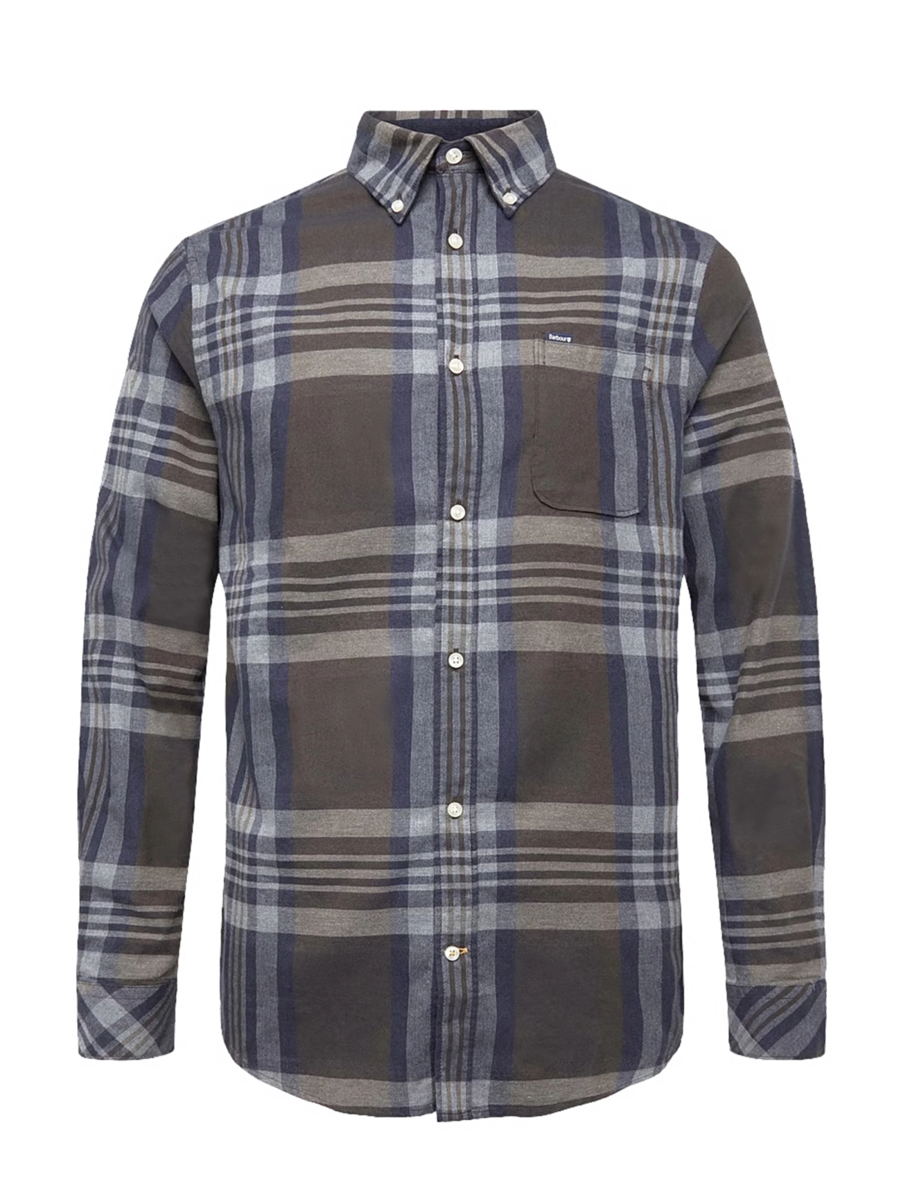 Barbour Barbour Dovedale Tailored Checked Shirt - Riided - DARK SAND / brown