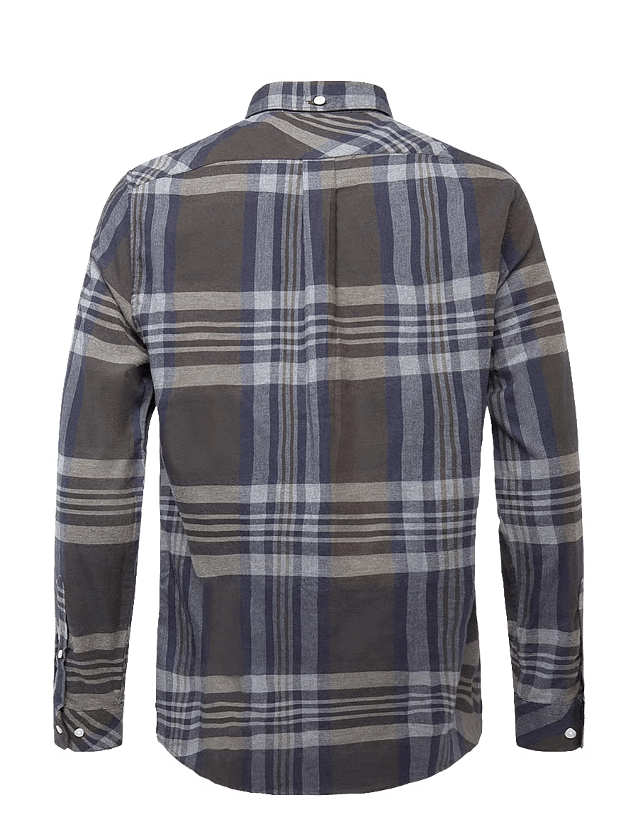Barbour - Barbour Dovedale Tailored Checked Shirt - casual hemden - dark sand - 1
