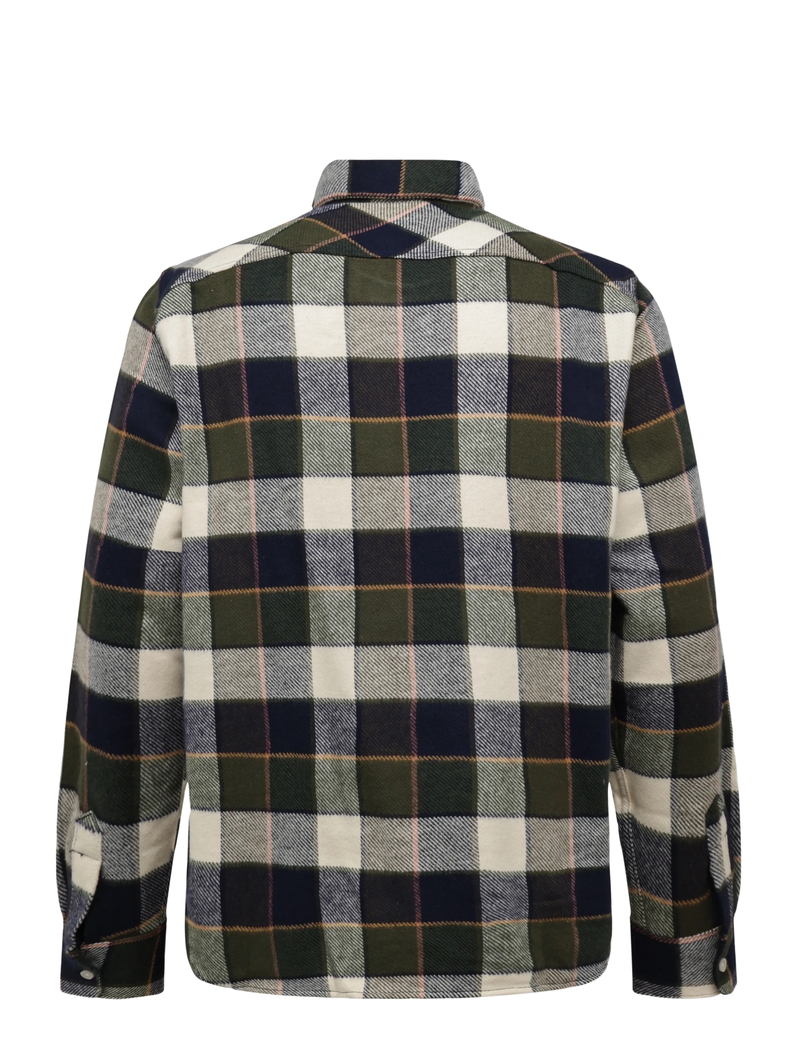 Barbour - Barbour Bannock Authentic Highland Check Flannel Shirt - olive - 1