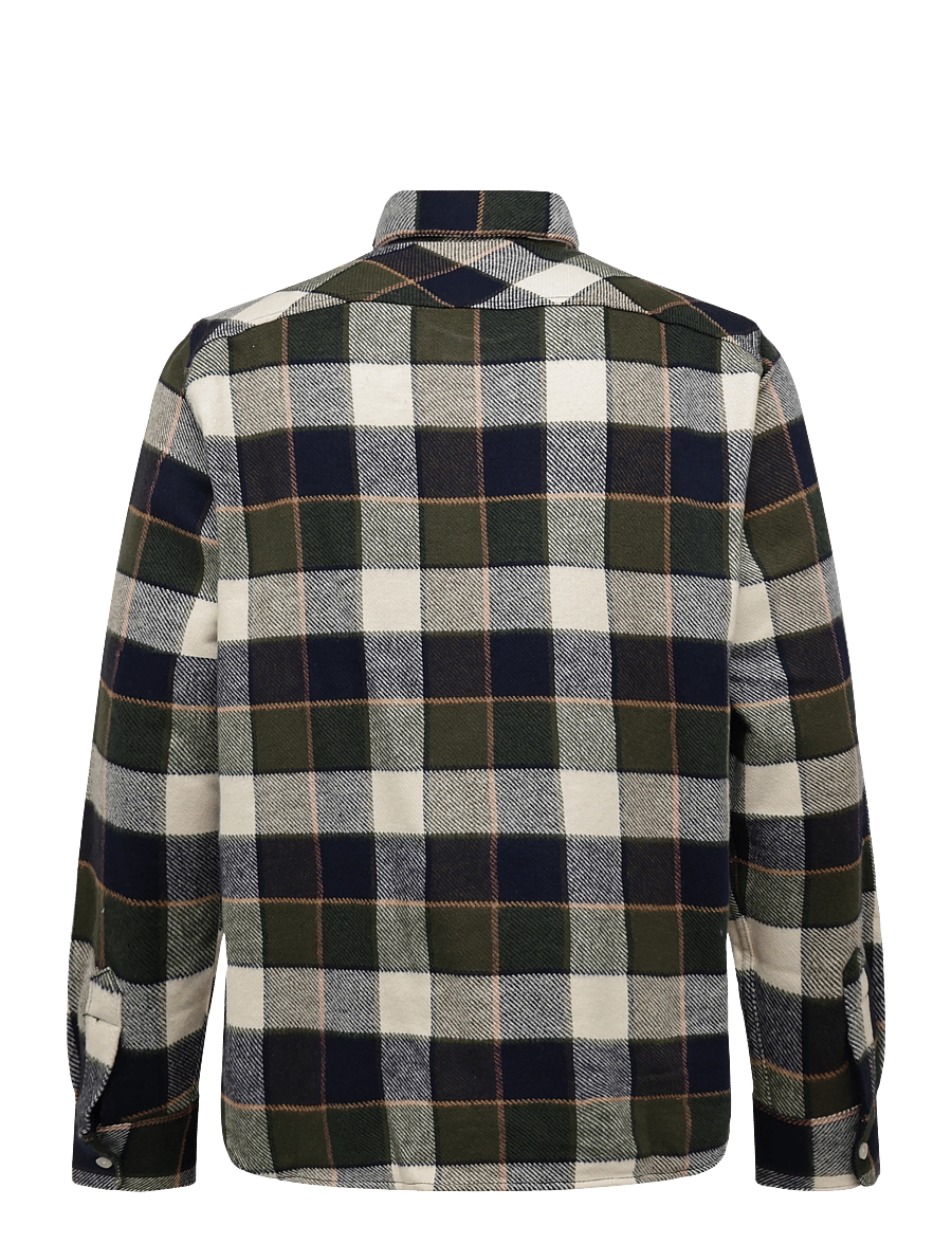 Barbour - Barbour Bannock Authentic Highland Check Flannel Shirt - olive - 1
