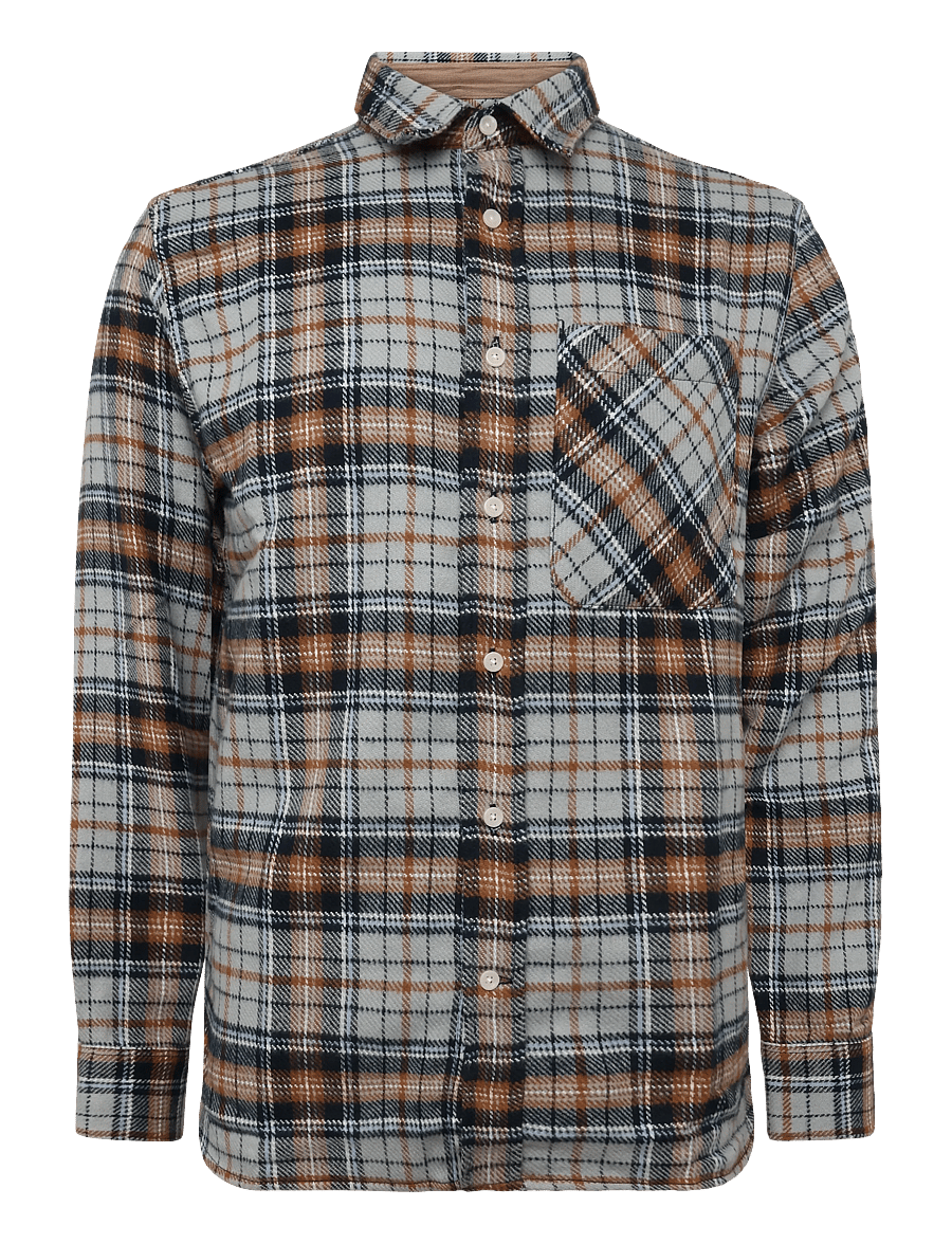 Barbour - Barbour Afton Authentic Highland Check Flannel Shirt - grey marl - 0