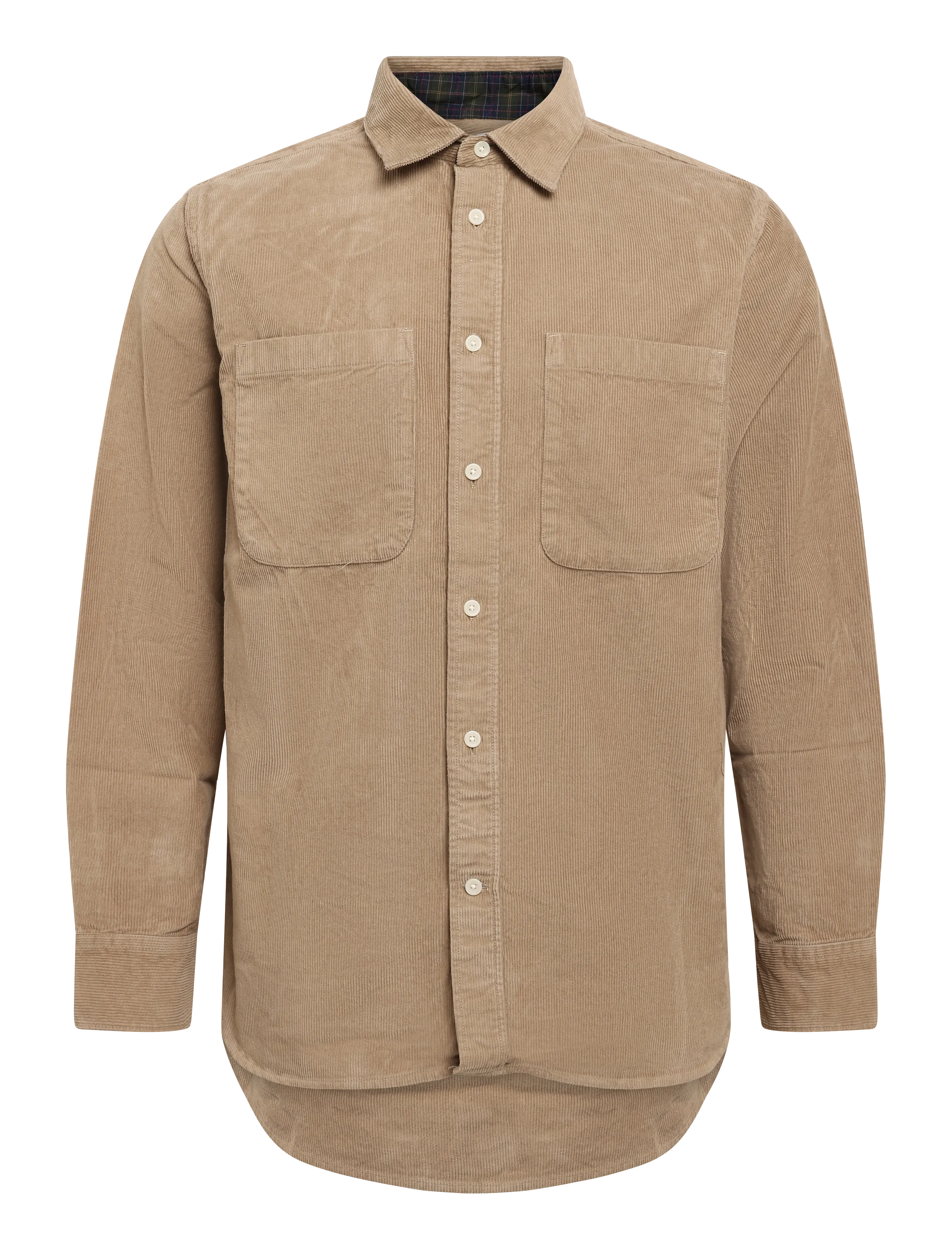 Barbour Barbour Authentic Cord Shirt - Hemden - WASHED STONE / beige
