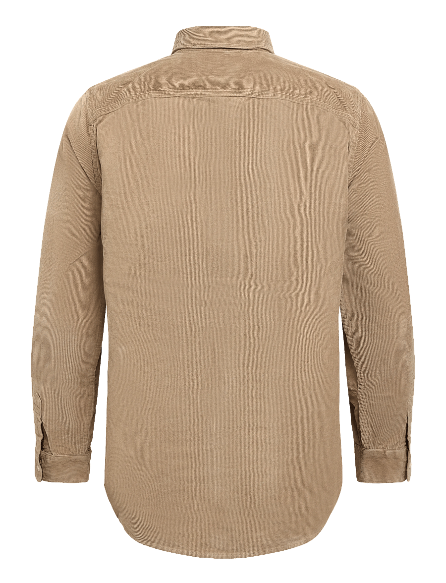 Barbour - Barbour Authentic Cord Shirt - washed stone - 1
