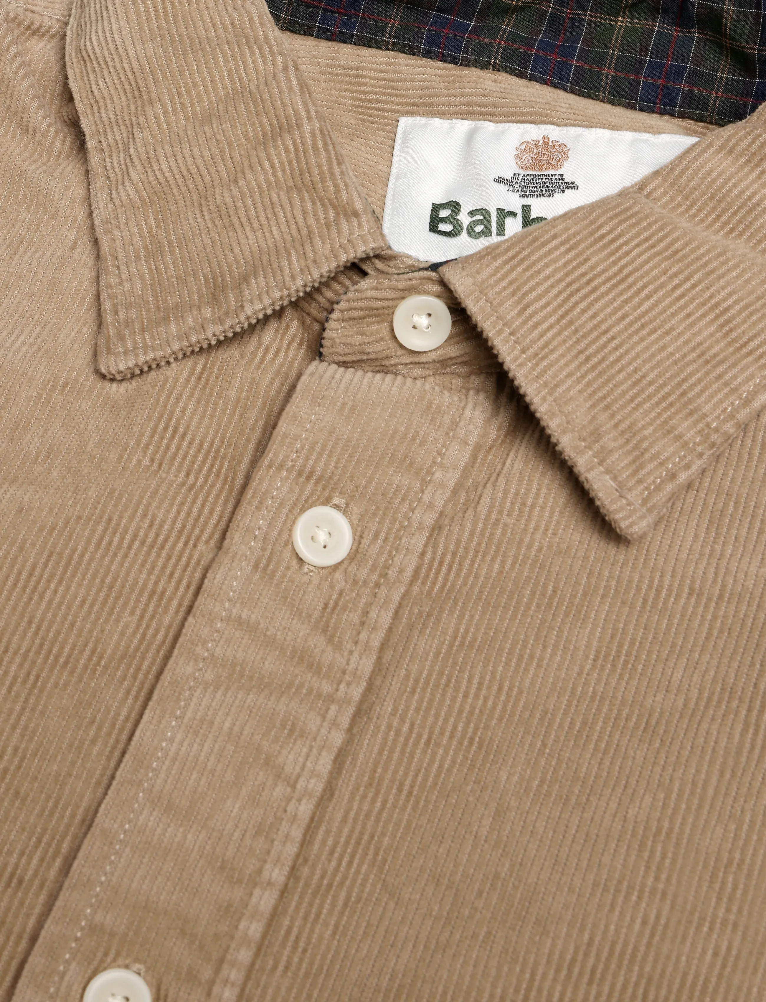 Barbour - Barbour Authentic Cord Shirt - washed stone - 2