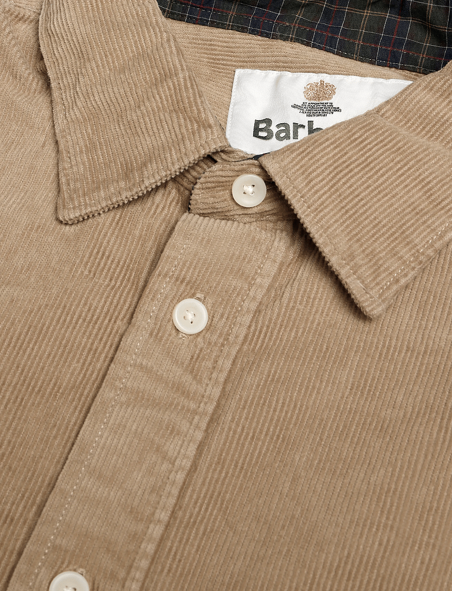Barbour - Barbour Authentic Cord Shirt - washed stone - 2