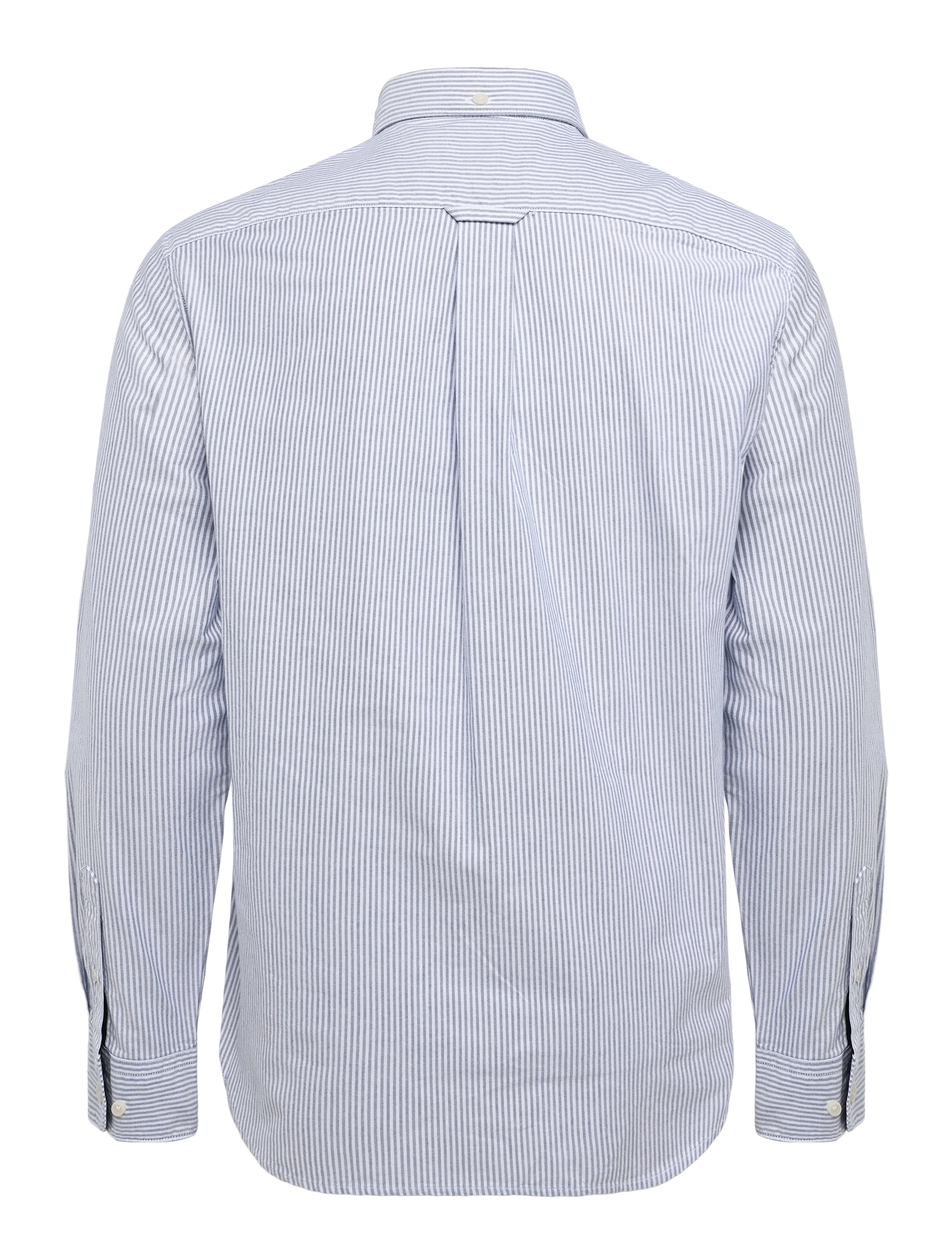 Barbour - Barbour Authentic Striped Oxford Shirt - stribede skjorter - blue - 1