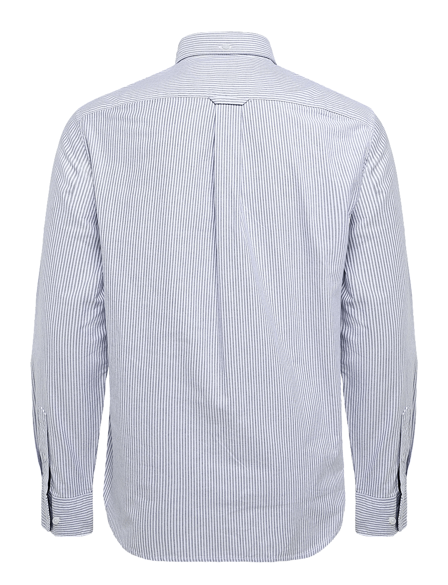 Barbour - Barbour Authentic Striped Oxford Shirt - stribede skjorter - blue - 1