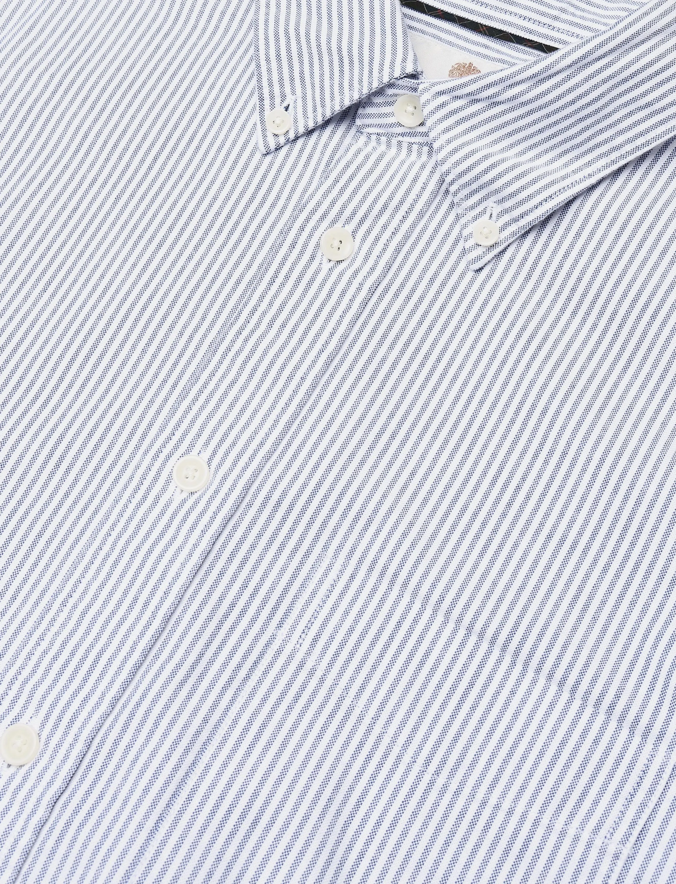 Barbour - Barbour Authentic Striped Oxford Shirt - stribede skjorter - blue - 2