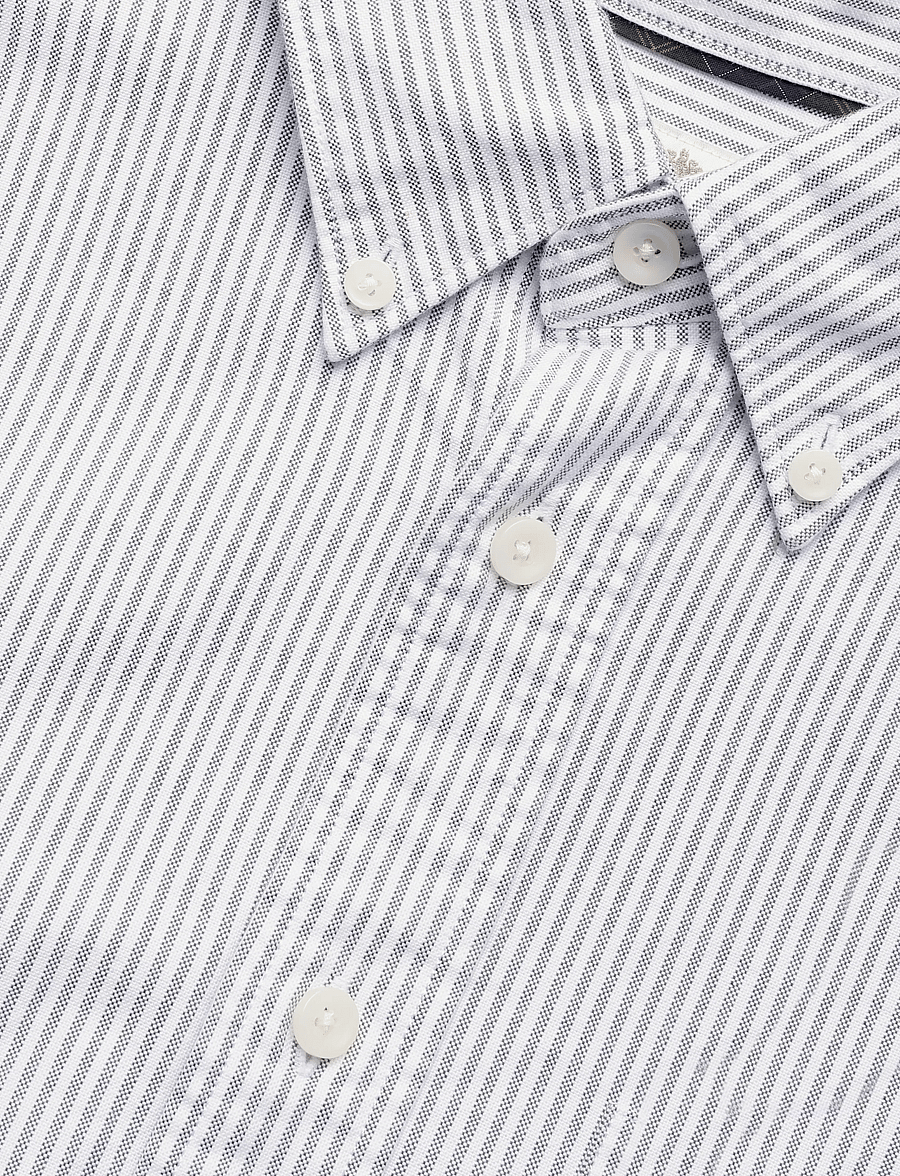 Barbour - Barbour Authentic Striped Oxford Shirt - gestreifte hemden - forest - 2