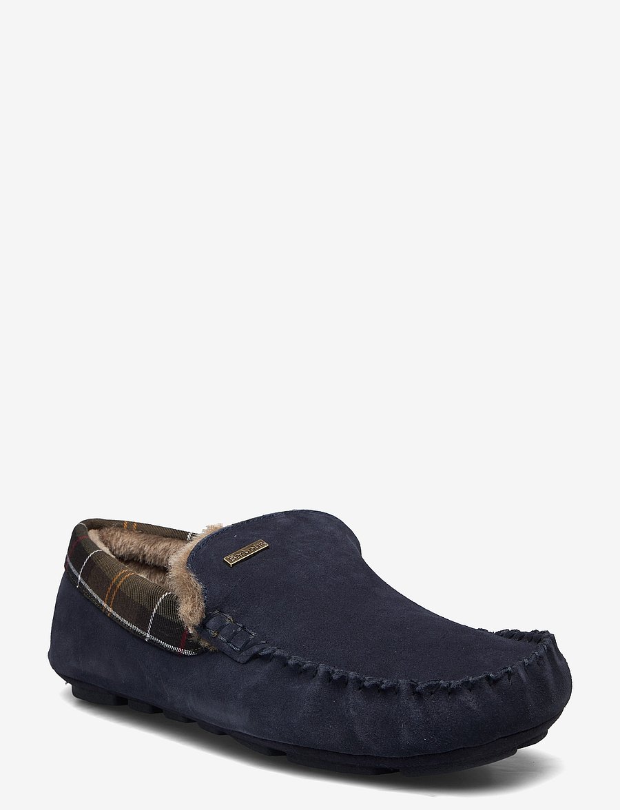 Barbour - Barbour Monty Moccasin Slipper - shop efter anledning - navy suede - 0