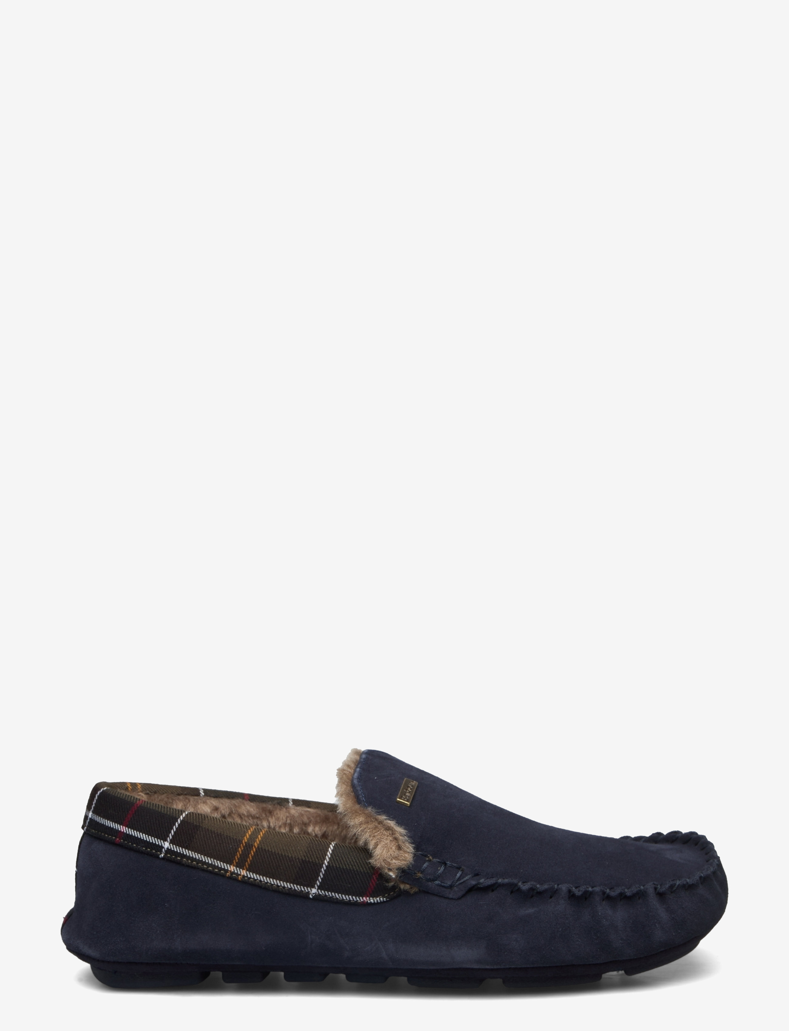 Barbour - Barbour Monty Moccasin Slipper - navy suede - 1